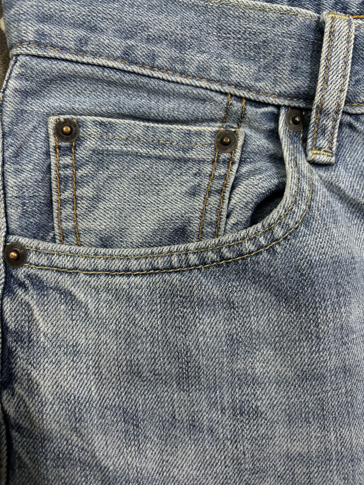 Uniqlo Vintage Uniqlo Selvedge Regular Straight Distressed Jeans Size US 32 / EU 48 - 6 Thumbnail