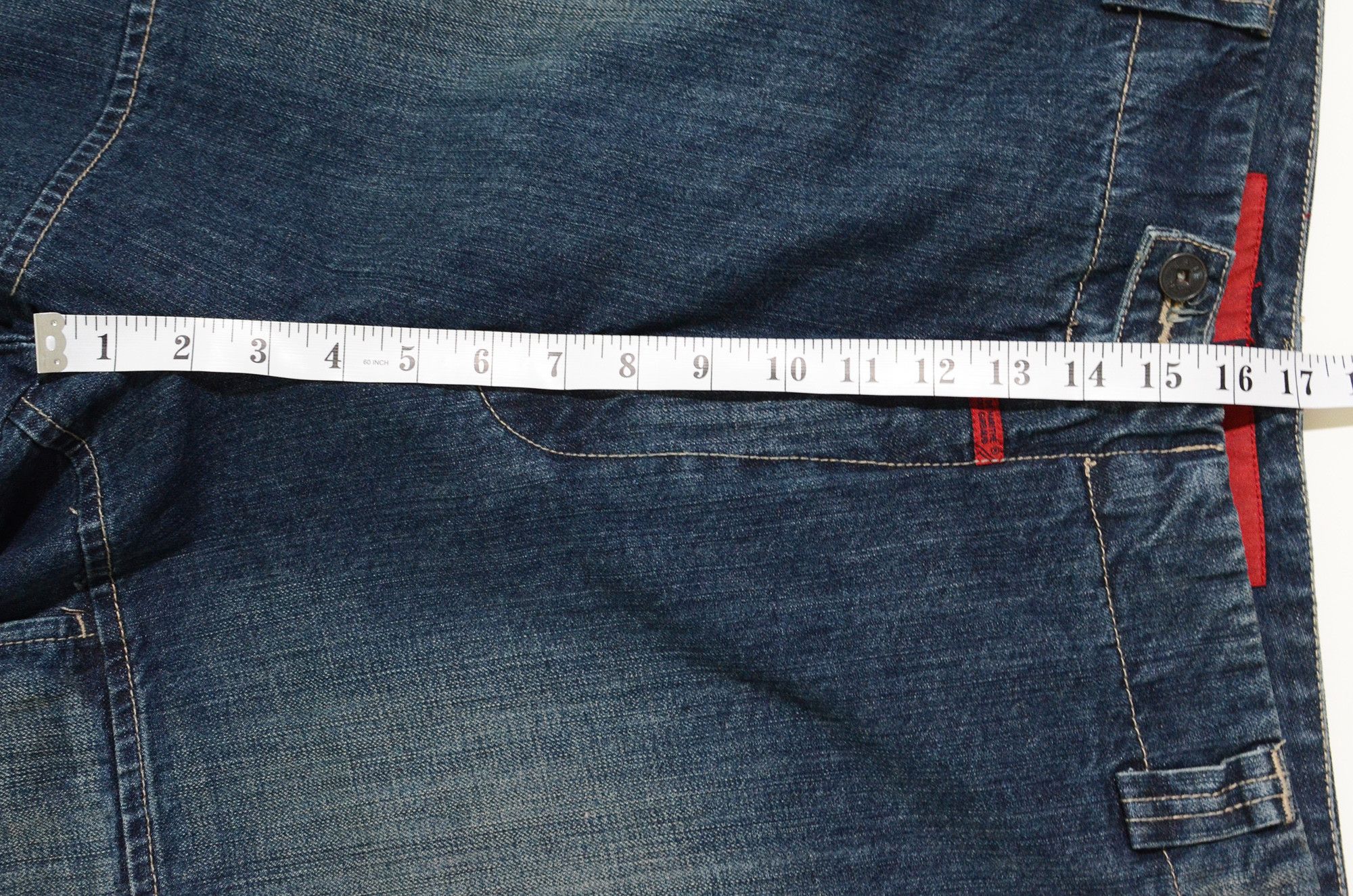 Marithe + Francois Girbaud M+FG W44 Cargo Jorts Y2K Hip Hop 2006 Craft Size US 44 / EU 60 - 12 Thumbnail