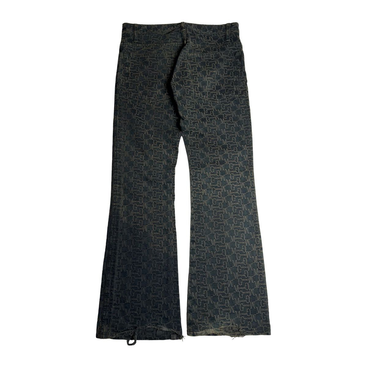 Morgan Homme Morgan Homme Tokyo Japan - All Over Monogram Bootcut Size US 31 - 2 Thumbnail