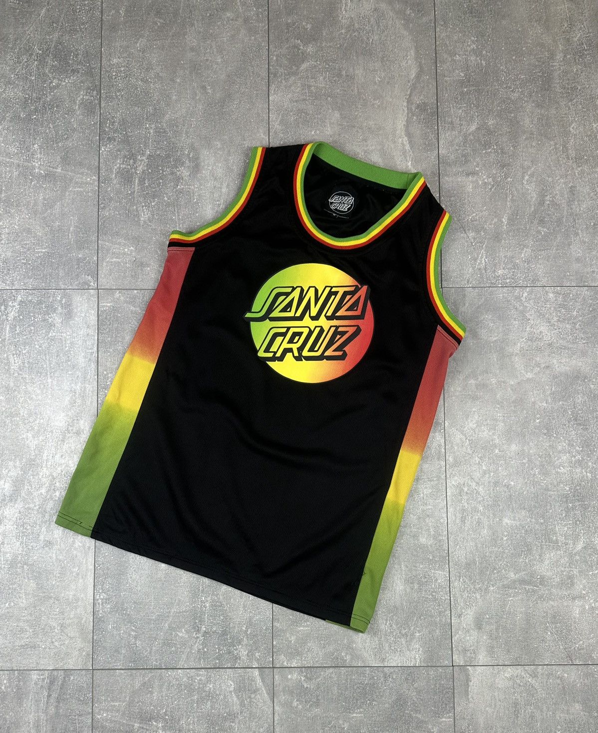 Santa Cruz Skateboards Santa Cruz Rasta Print Shirt Size US M / EU 48-50 / 2 - 1 Thumbnail