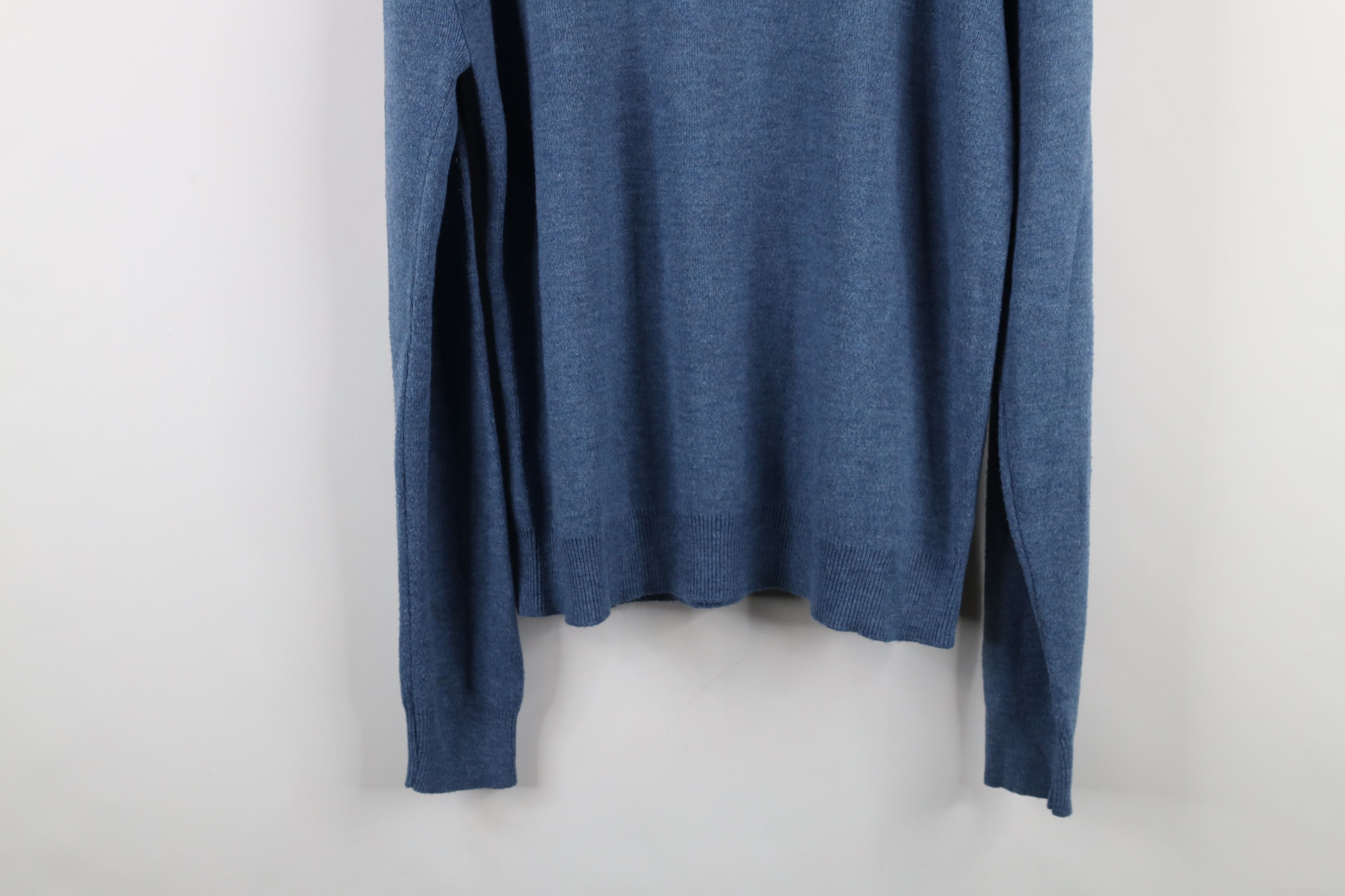 Vintage Vintage 70s Streetwear Knit V-Neck Sweater Blue Acrylic USA Size US XL / EU 56 / 4 - 10 Thumbnail