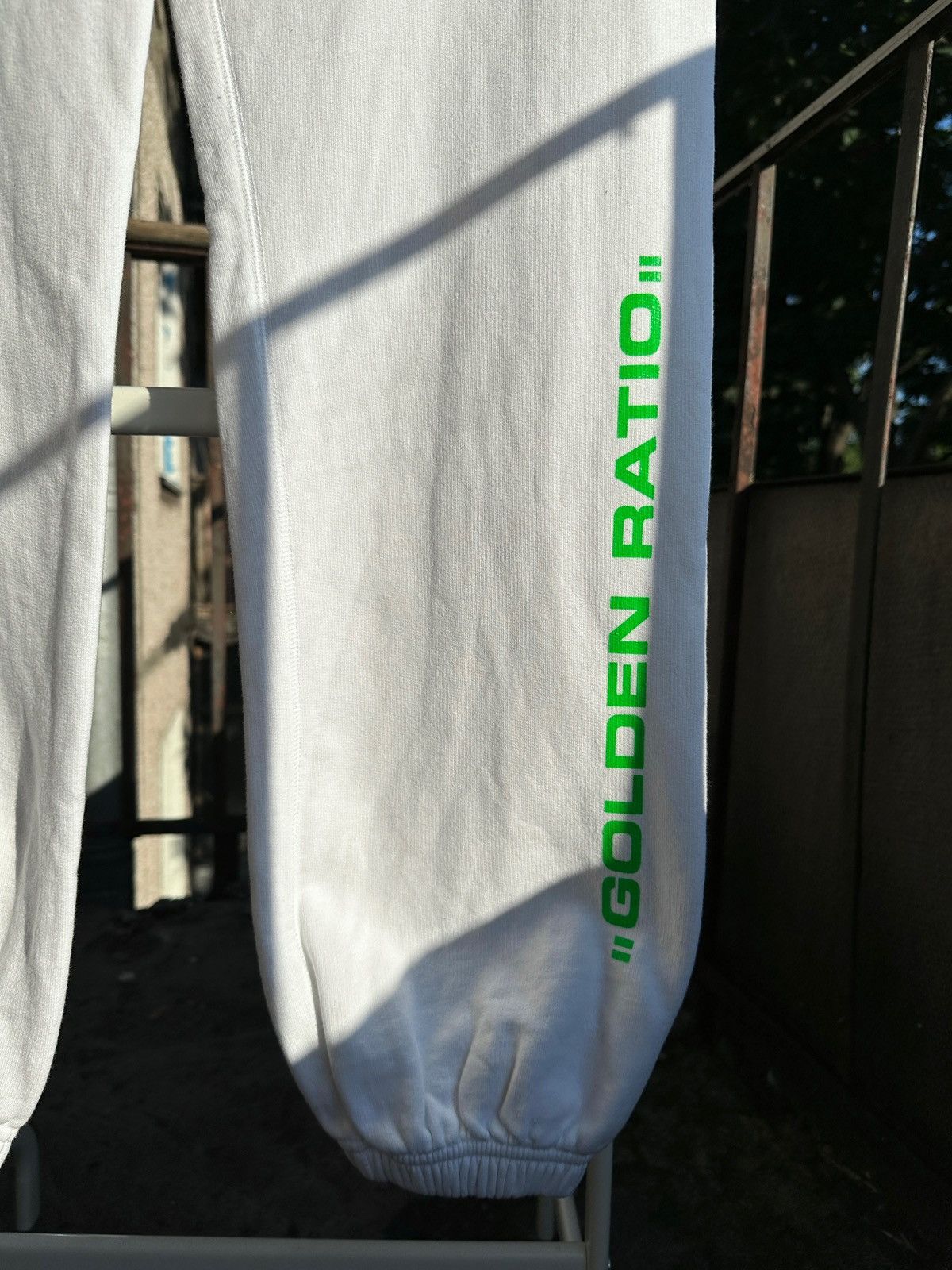Off-White Off-White Golden Ratio White Sweatpants Size US 30 / EU 46 - 9 Thumbnail
