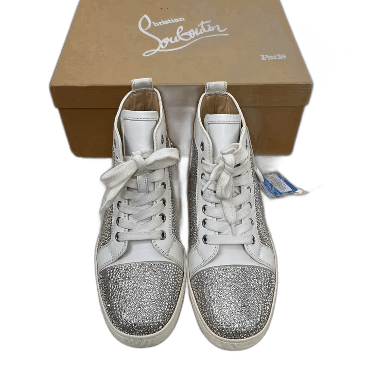 Christian Louboutin Christian Louboutin White Casual Sneakers for Women Size US 8 / IT 38 - 1 Thumbnail