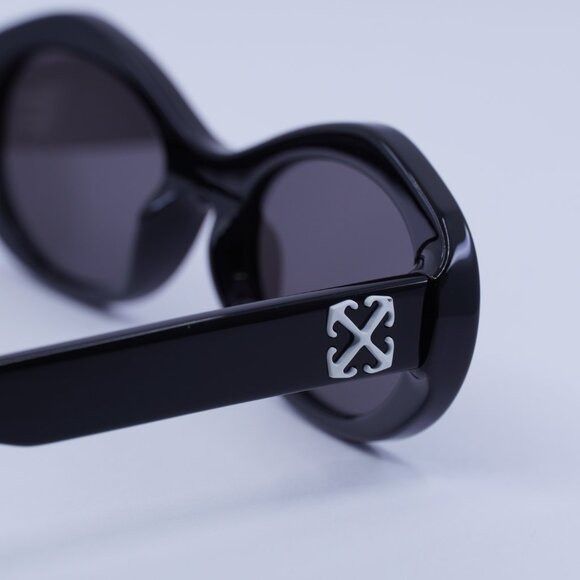Off-White 🕶️New Off-White OERI13G EDISON 1007 Sunglasses - Black Size ONE SIZE - 6 Thumbnail