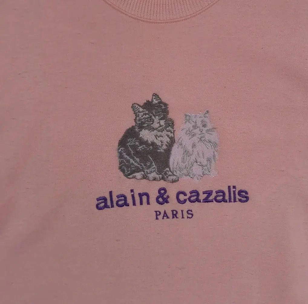 Habitat Vintage!!! Alian & Cazalis Paris Embroidered Sweatshirt Size US M / EU 48-50 / 2 - 4 Thumbnail