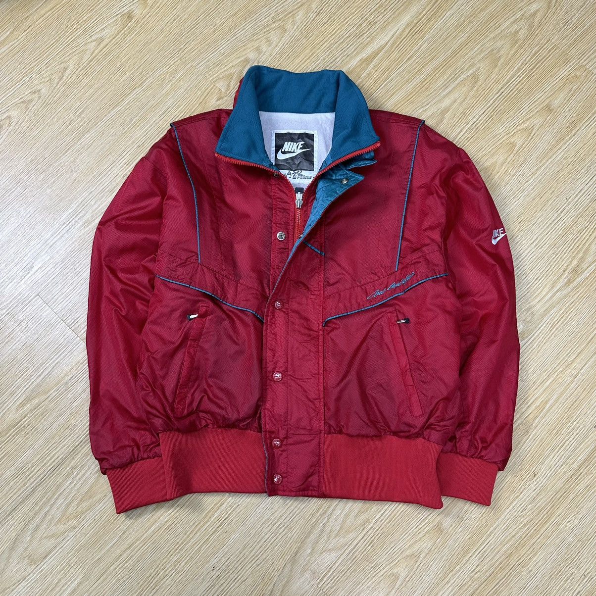 Nike Rare Nike International Wax Faded Vintage Jacket Z188 Size US M / EU 48-50 / 2 - 2 Thumbnail