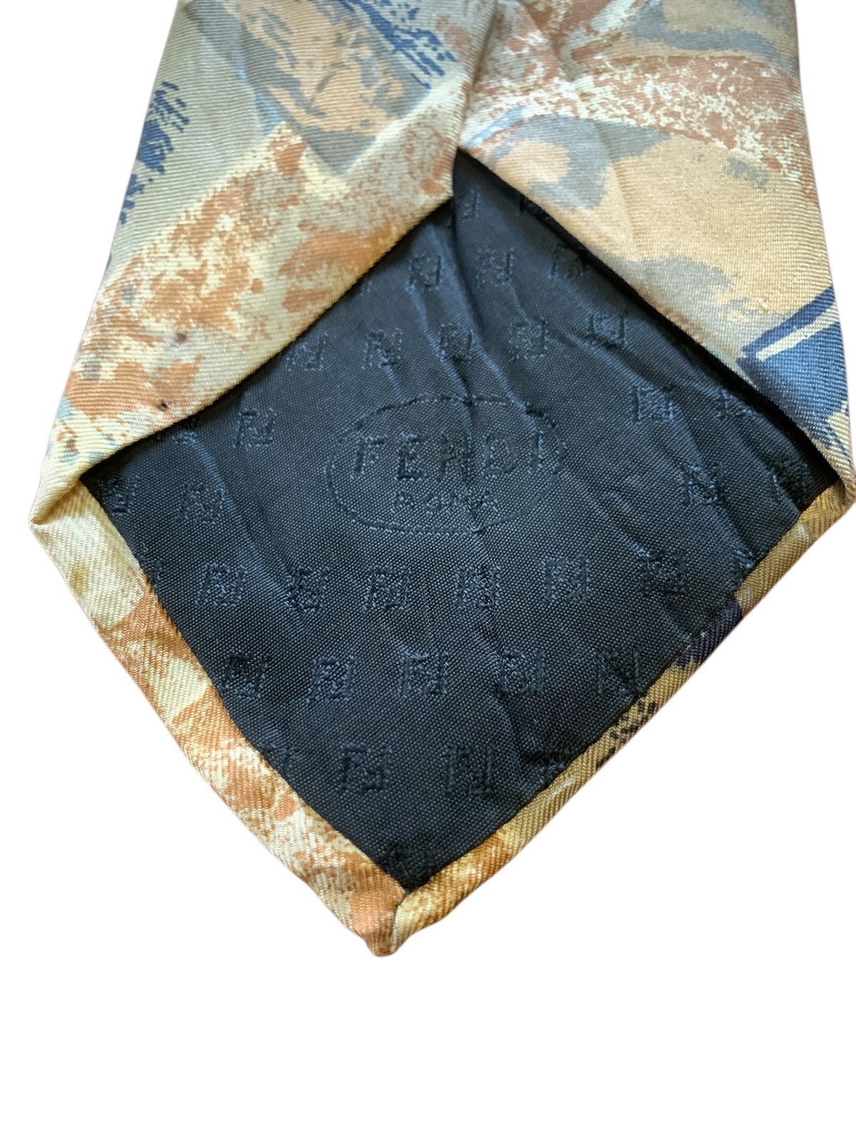 Designer × Fendi Rare Design Fendi Roma Ties Size ONE SIZE - 3 Thumbnail