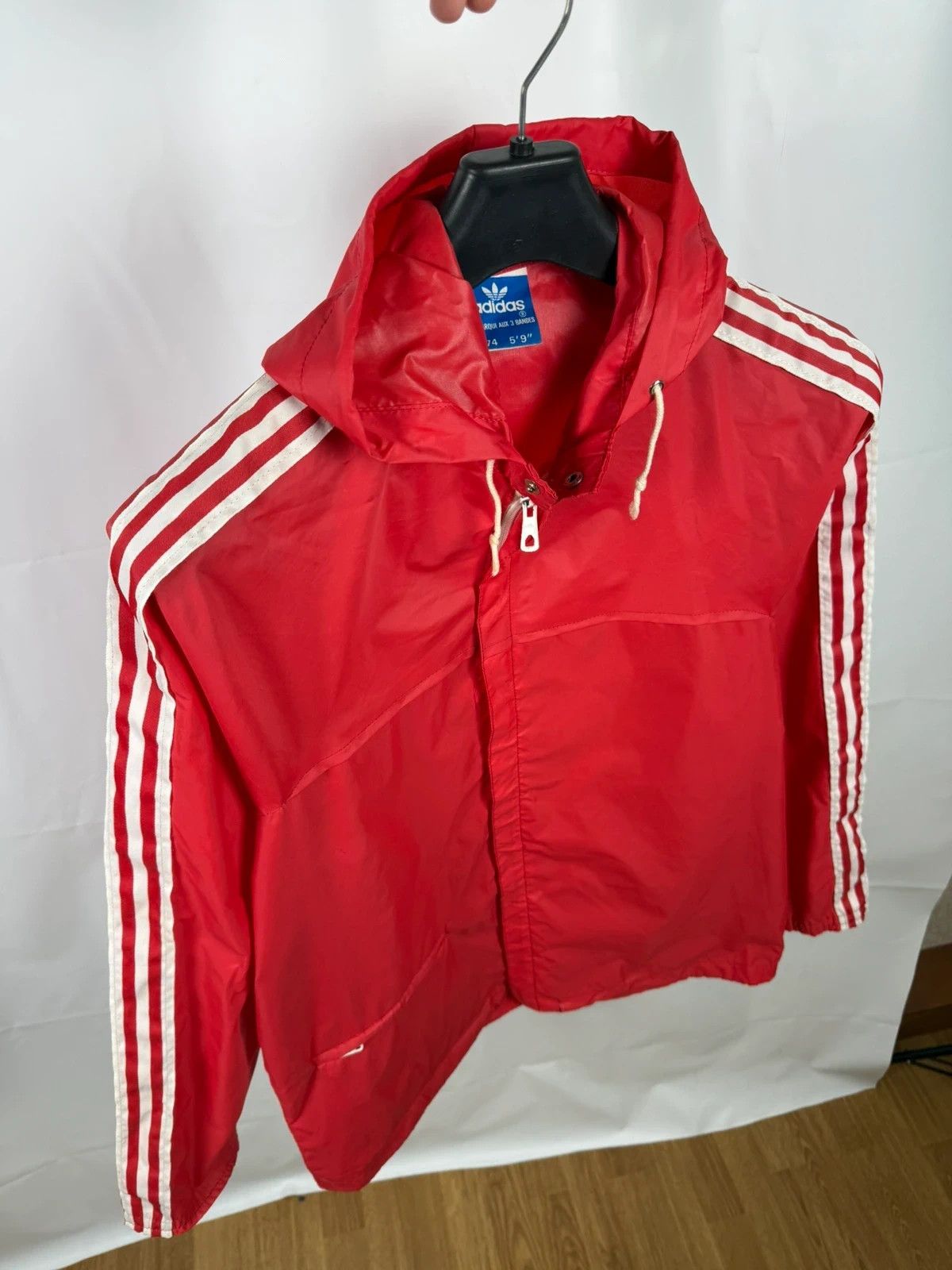 Adidas Adidas Ventex 1980s France Windbreaker Jacket size S-M Size US S / EU 44-46 / 1 - 11 Thumbnail