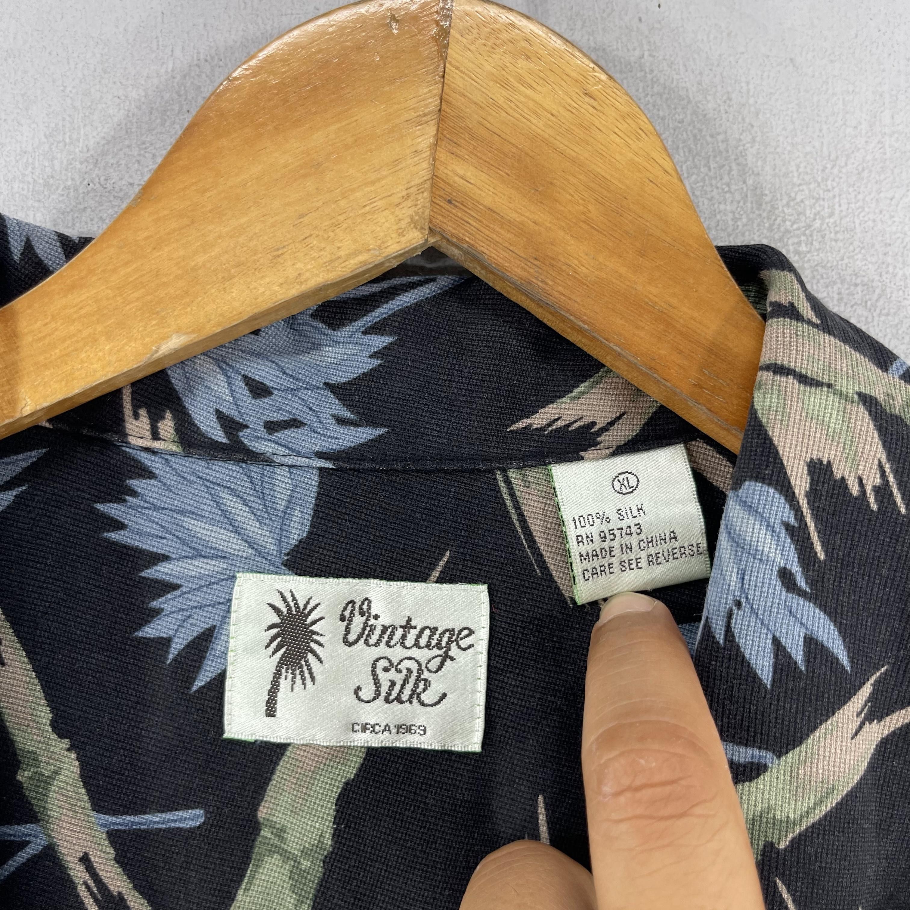 Japanese Brand × Vintage Vintage Hawaiian Japanese Bamboo Leaves Motive Button Up Size US XL / EU 56 / 4 - 5 Thumbnail