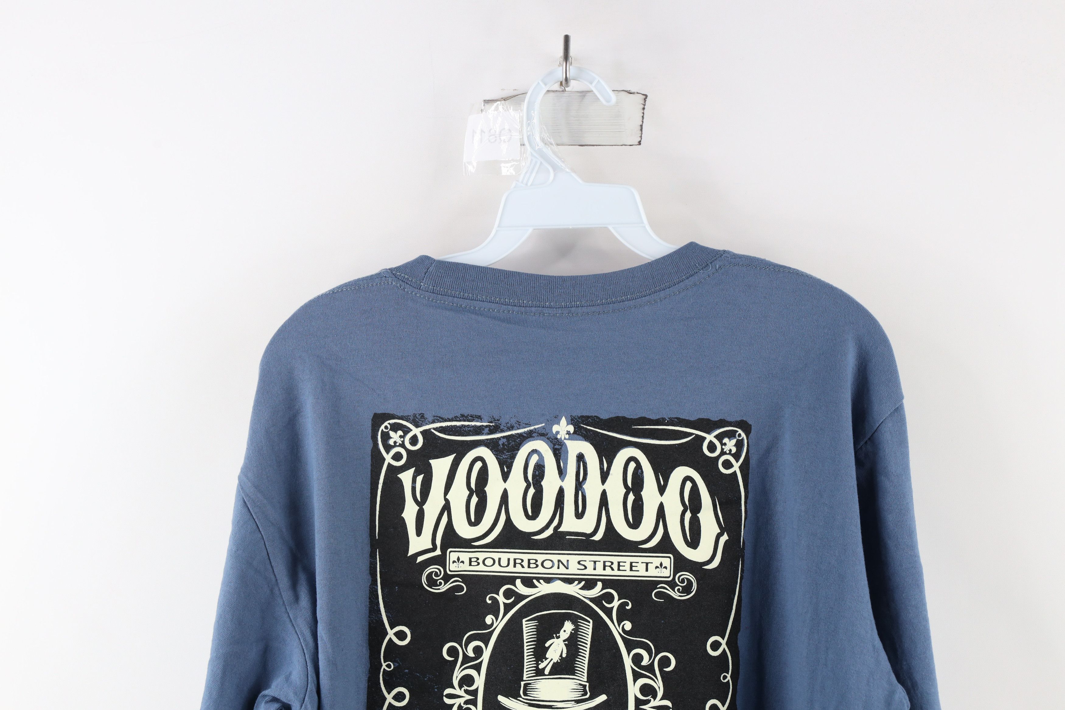 Vintage Vintage Streetwear Skull New Orleans Long Sleeve T-Shirt Size US L / EU 52-54 / 3 - 8 Thumbnail