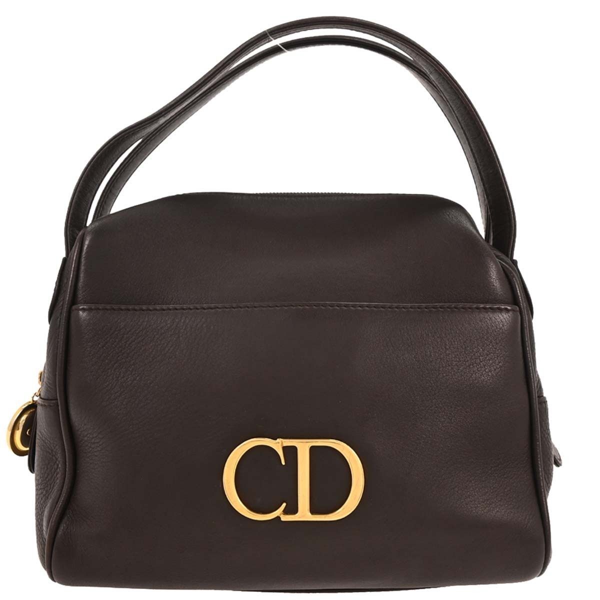 Dior Christian Dior Vintage Handbag Leather Size ONE SIZE - 1 Thumbnail