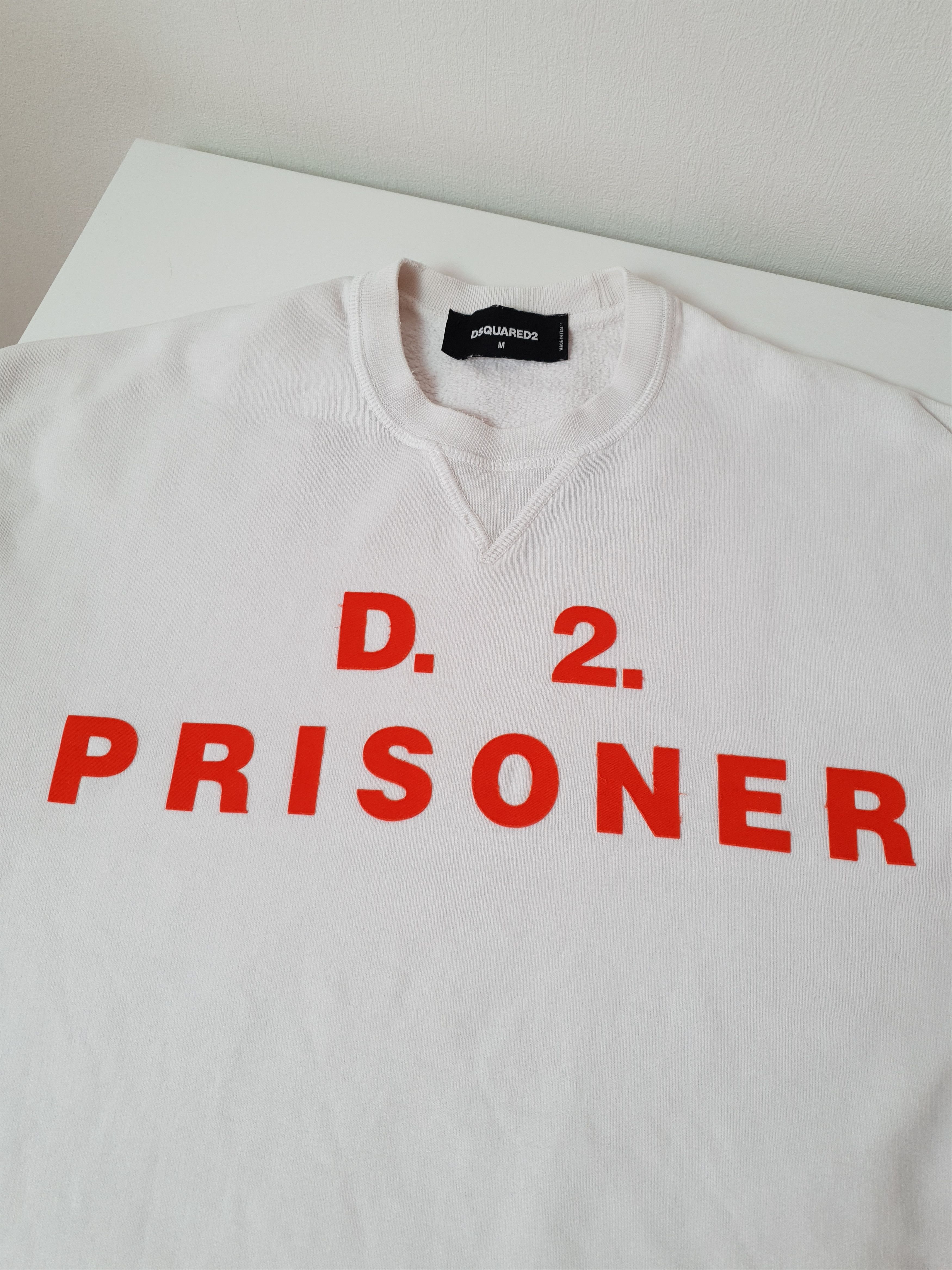 Dsquared2 Dsquared2 Sweatshirt White Hoodie Size M Made in Italy Size US M / EU 48-50 / 2 - 14 Thumbnail