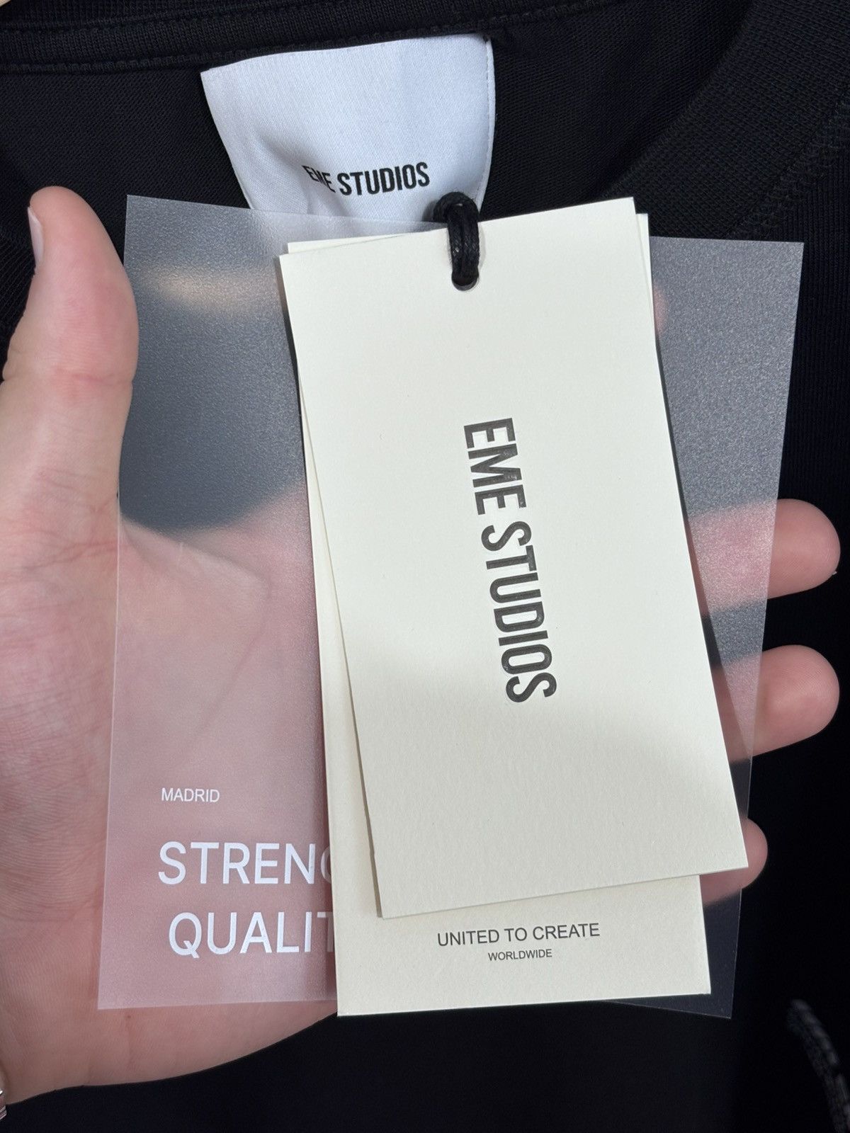 Other EmeStudios Black Oversized Tee Size US L / EU 52-54 / 3 - 4 Thumbnail