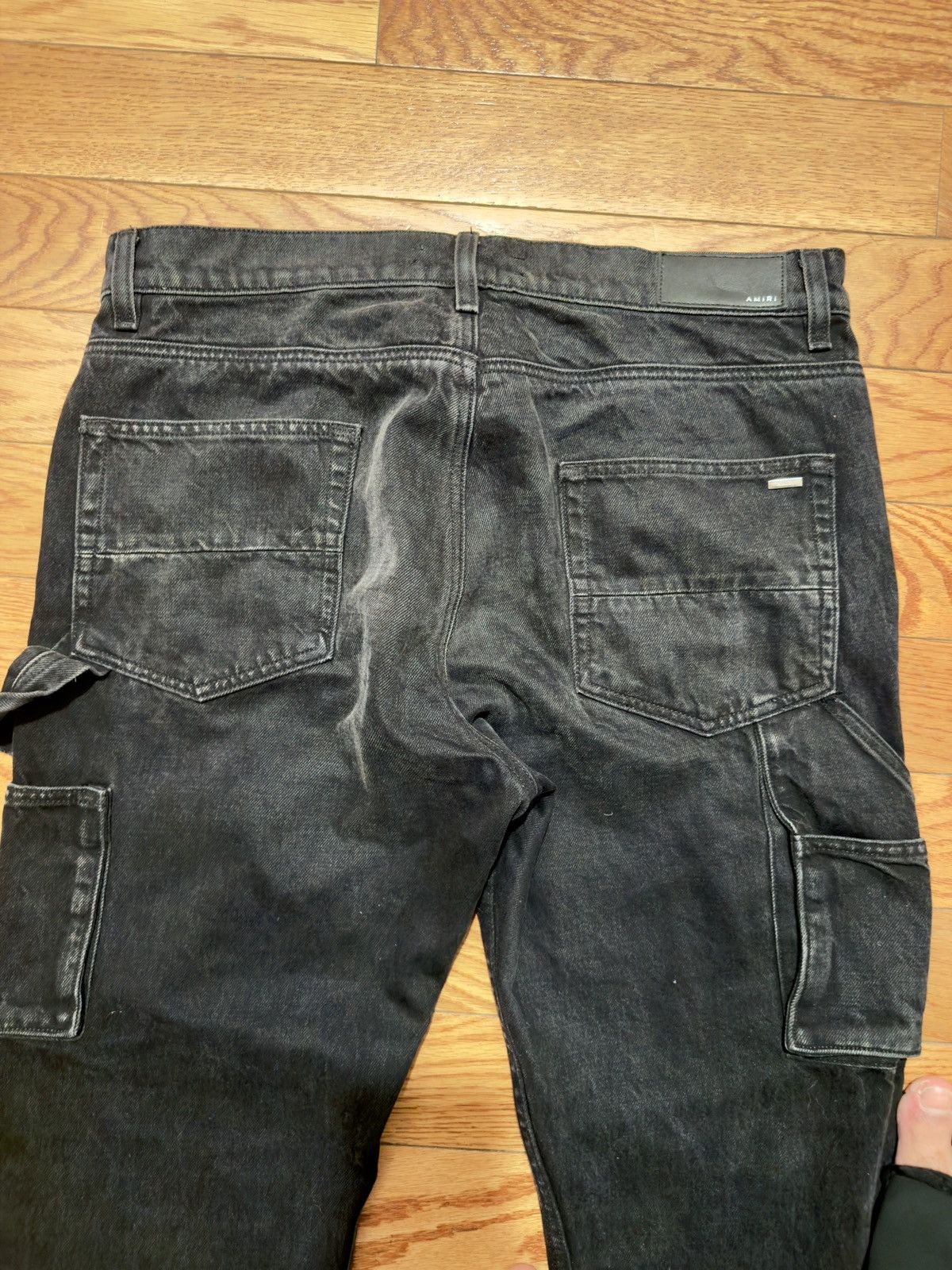 Amiri Amiri Double-Knee Denim Carpenter Pants – Aged Black Size US 32 / EU 48 - 3 Thumbnail