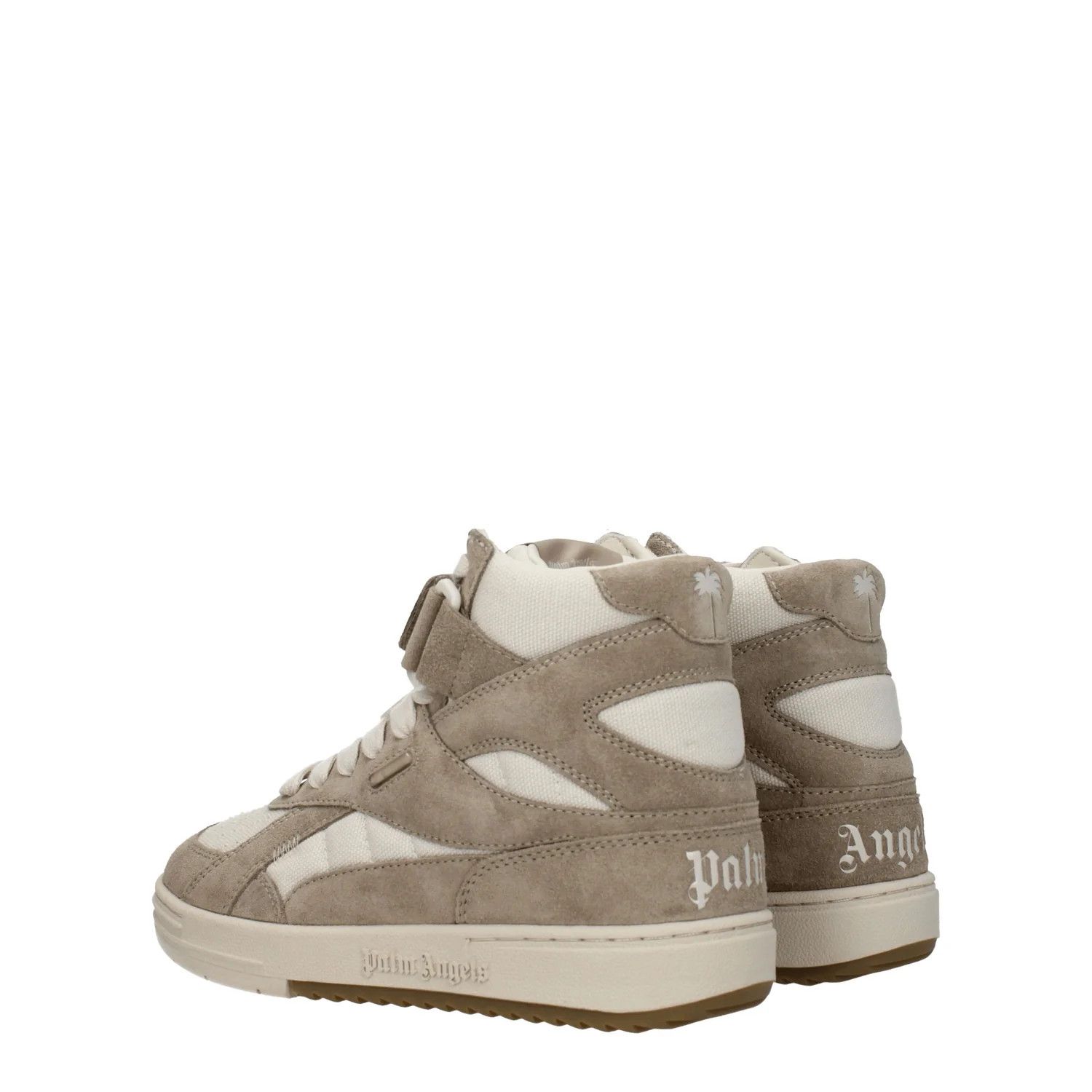 Palm Angels ob1o1e1124 Suede Sneakers in Beige Size US 7 / IT 37 - 4 Thumbnail