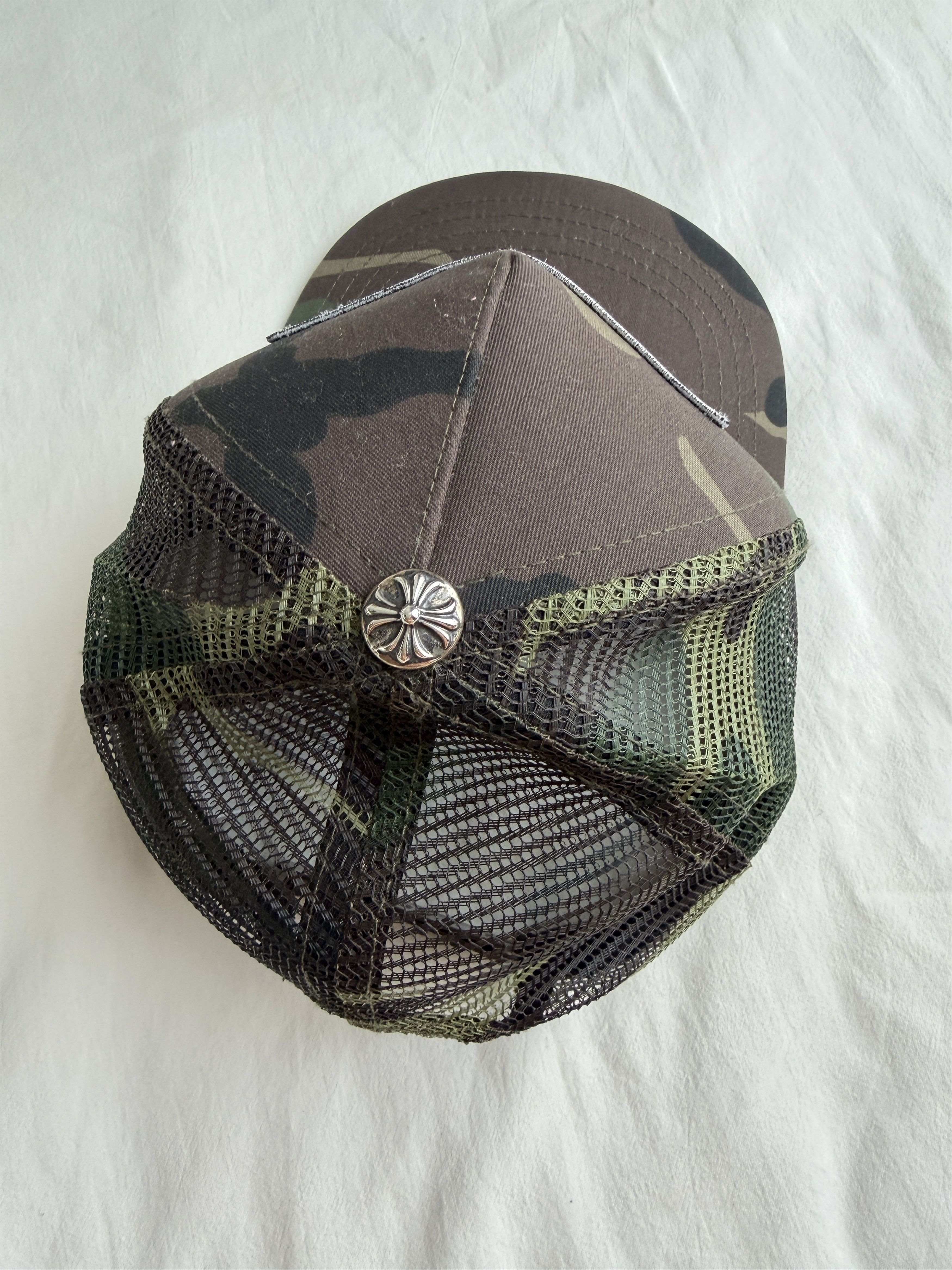 Chrome Hearts Fuck Camo trucker hat Size ONE SIZE - 3 Thumbnail