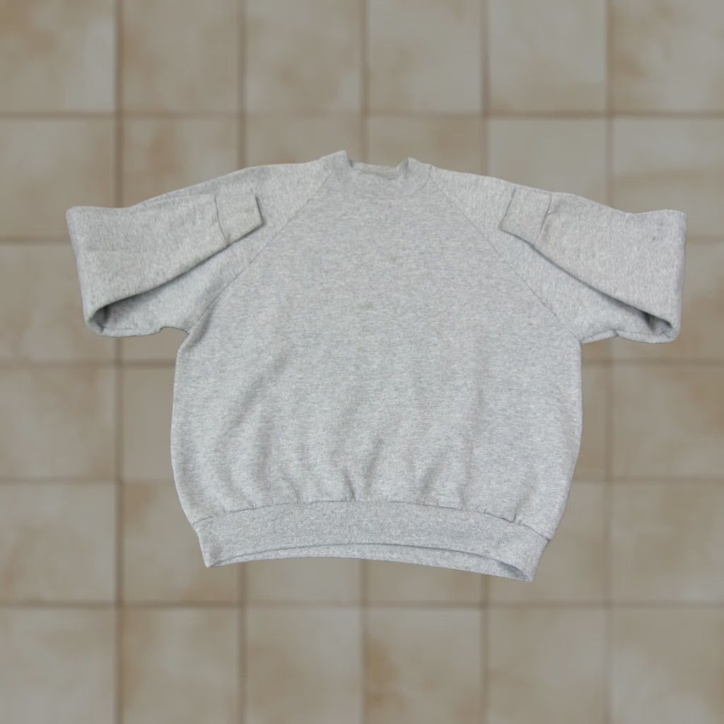 Fruit Of The Loom VINTAGE Fruit of the Loom Sweatshirt Adult XL Gray Mens 90s Size US XL / EU 56 / 4 - 1 Thumbnail