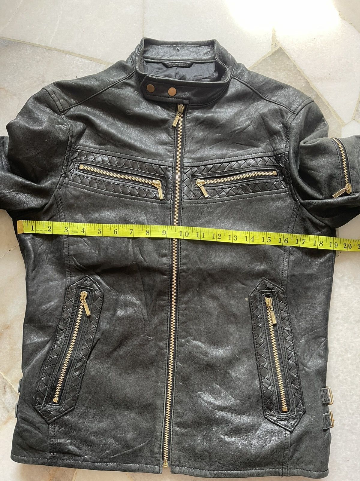 If Six Was Nine 90s Abahouse Ifsixwasnine Leather Rider Jacket 97 Size US S / EU 44-46 / 1 - 15 Thumbnail