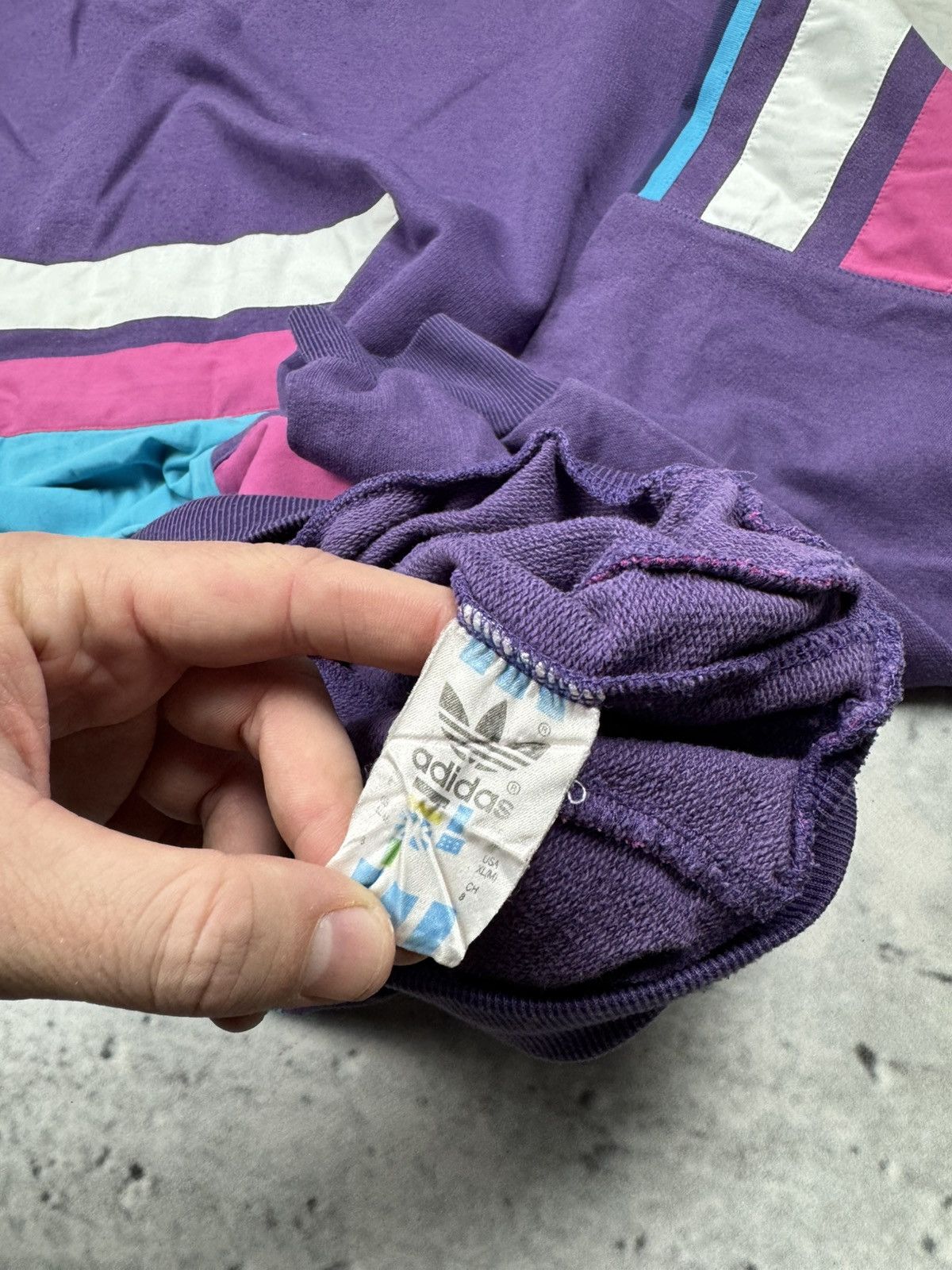 Adidas Beautiful purple ADIDAS 90s suit sportwear costume Size US XL / EU 56 / 4 - 8 Thumbnail