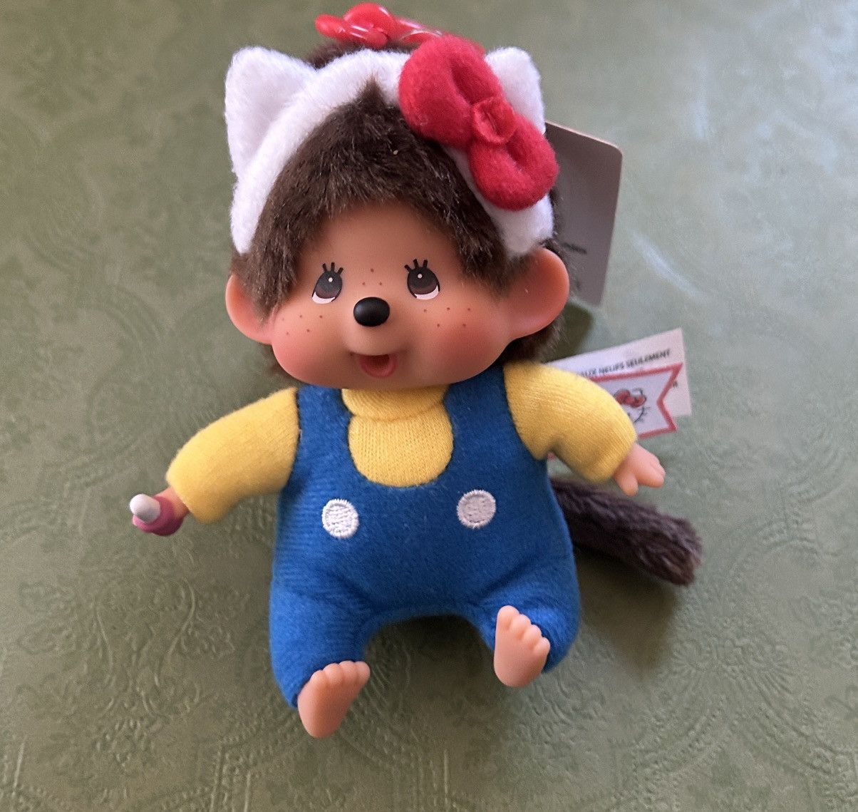 Other Hello Kitty x Monchhichi Plush Mascot Clip Key Chain Size ONE SIZE - 3 Thumbnail