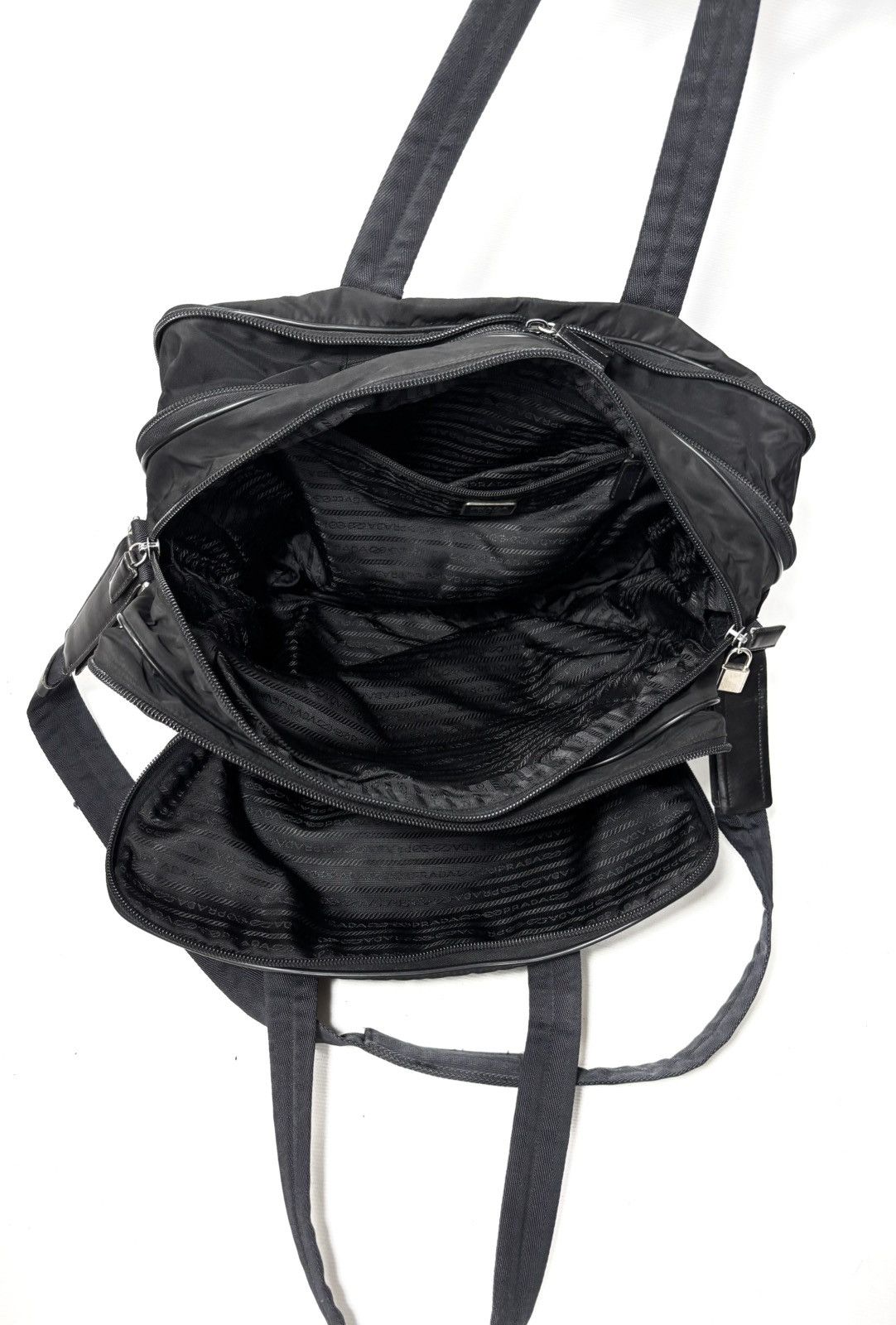 Prada × Vintage Vintage Prada Luggage Nylon Bag Size ONE SIZE - 5 Thumbnail
