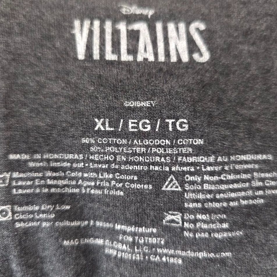 Disney Disney Villains T Shirt Mens Size XL Gray Evil Queen Gaston Ursula Cruella Size US XL / EU 56 / 4 - 6 Thumbnail