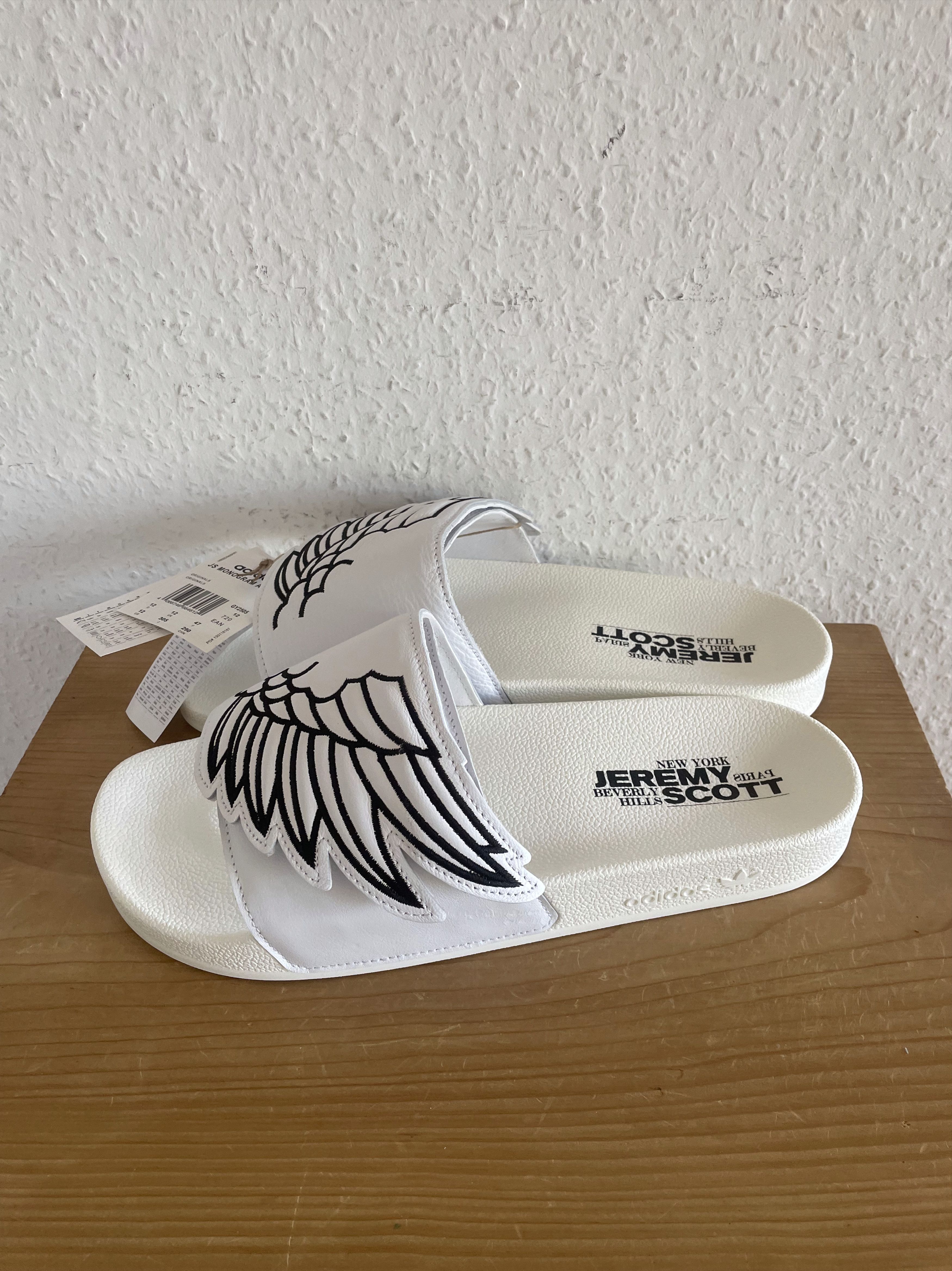 Adidas × Jeremy Scott Wings Adilette Slides Size US 12 / EU 45 - 4 Thumbnail