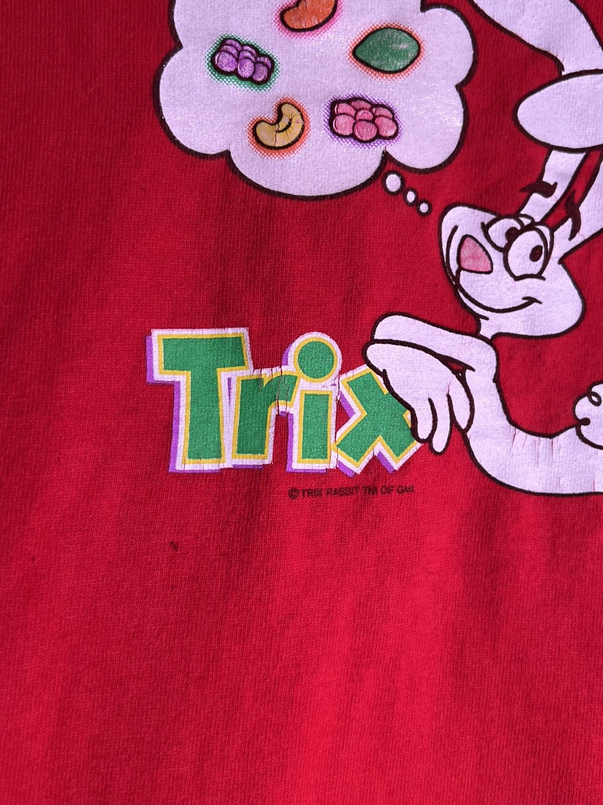 Vintage 90’s 2000’s Y2K VTG Vintage Trix Bunny Kids Cereal Retro Tee Size US M / EU 48-50 / 2 - 5 Thumbnail