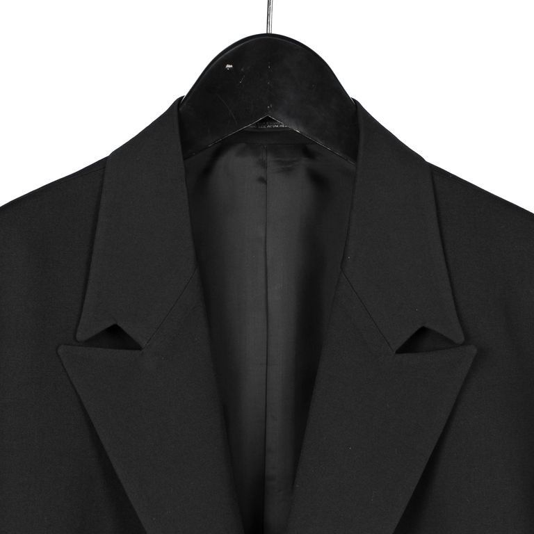 Yohji Yamamoto Yohji Yamamoto Pour Homme HOOK COLLAR 5 SINGLE JACKET BLAZER Size US M / EU 48-50 / 2 - 7 Thumbnail