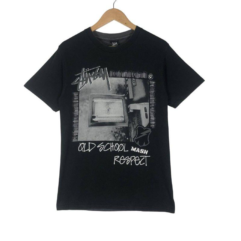 Stussy × Vintage Vintage Stussy "Old School Mash Respect" shirt Size US S / EU 44-46 / 1 - 1 Thumbnail