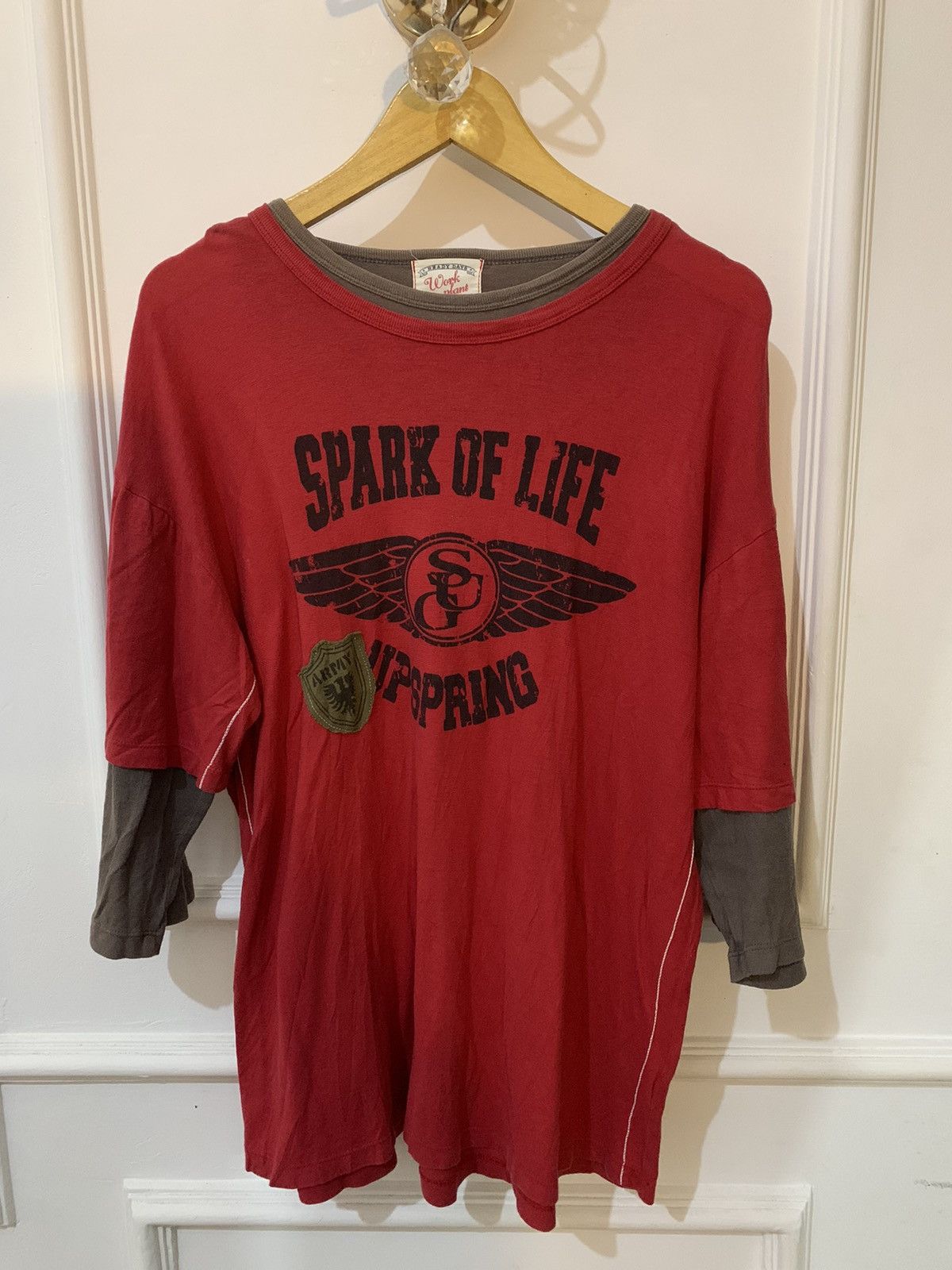 Hysteric Glamour × If Six Was Nine × Le Grande Bleu (L.G.B.) 2000s Japanese double layer raglan Size US XL / EU 56 / 4 - 1 Thumbnail