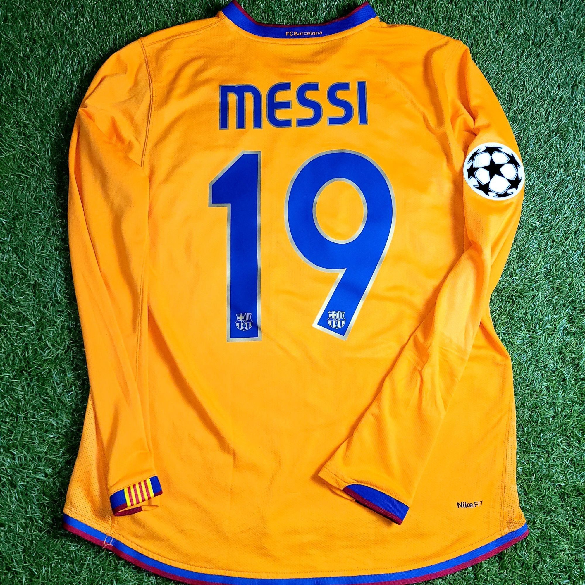 Nike Messi Barcelona 2007 2008 Third Long Sleeve Soccer Jersey M Size US M / EU 48-50 / 2 - 1 Thumbnail