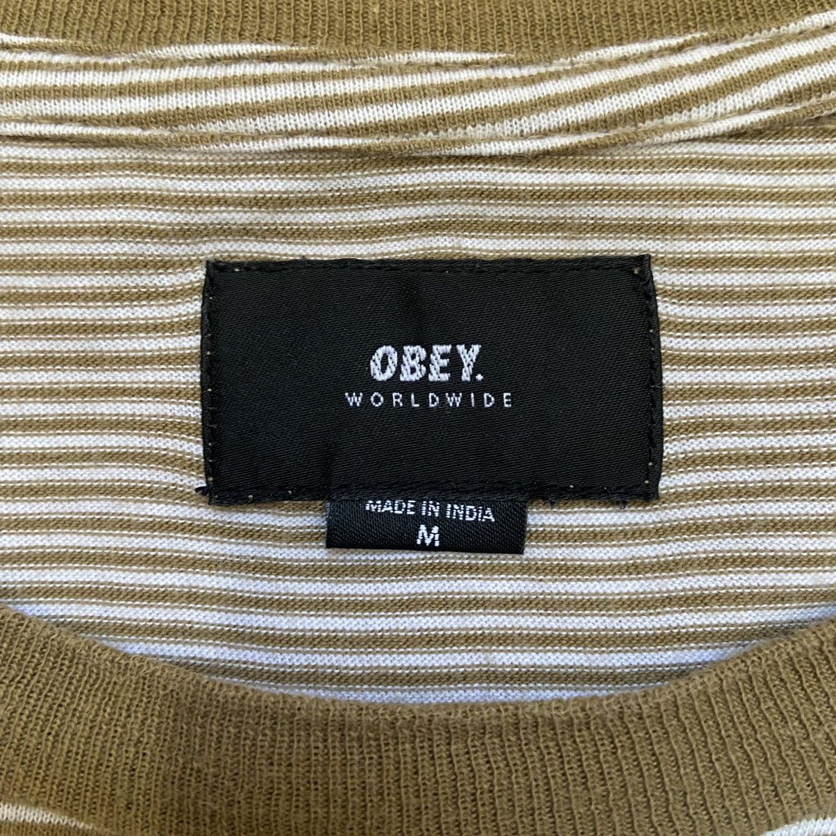 Obey Obey Men’s Striped Front Pocket T-Shirt Size Medium Size US M / EU 48-50 / 2 - 7 Thumbnail