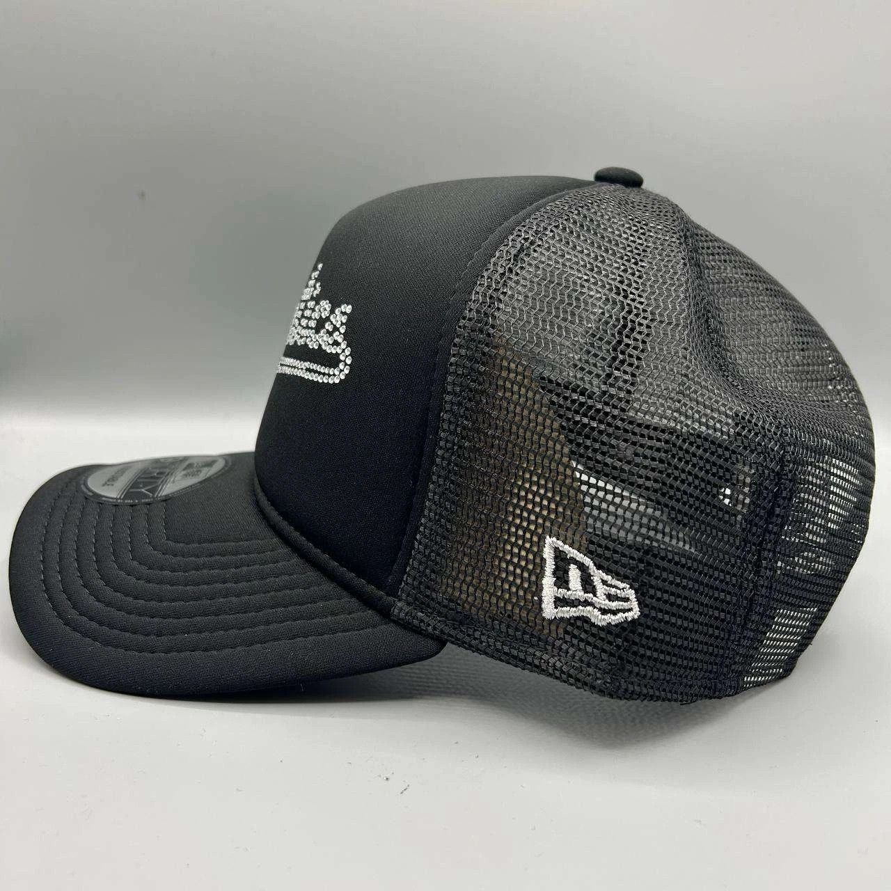 New Era Oakland Athletics Trucker Hat Men Black Snap Back Cap New Size ONE SIZE - 7 Thumbnail