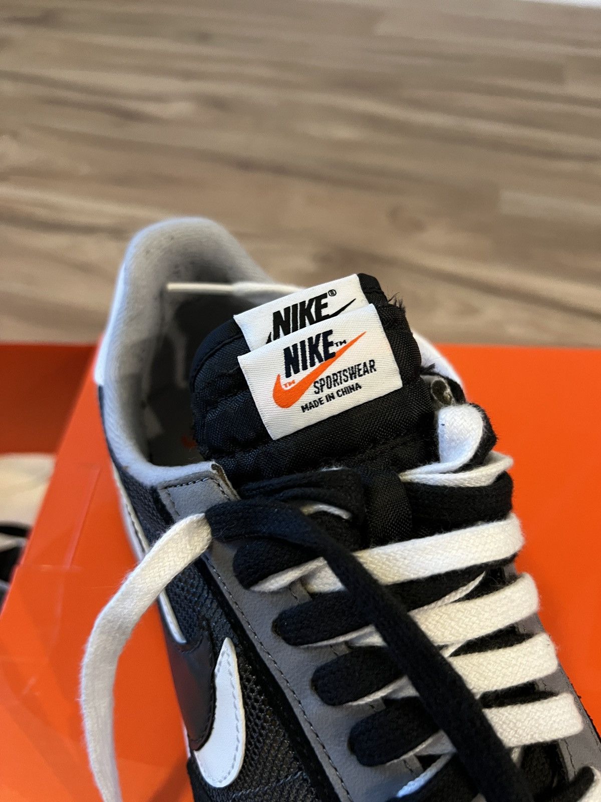 Nike × Sacai Nike Sacai LD Waffle Black and White Size US 9 / EU 42 - 5 Thumbnail