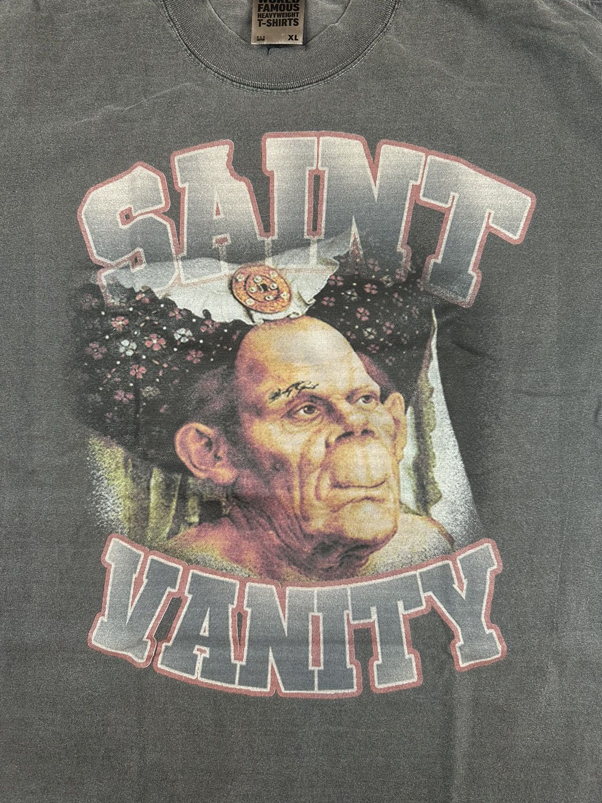 Vintage Saint Vanity T-shirt Size US XL / EU 56 / 4 - 2 Thumbnail