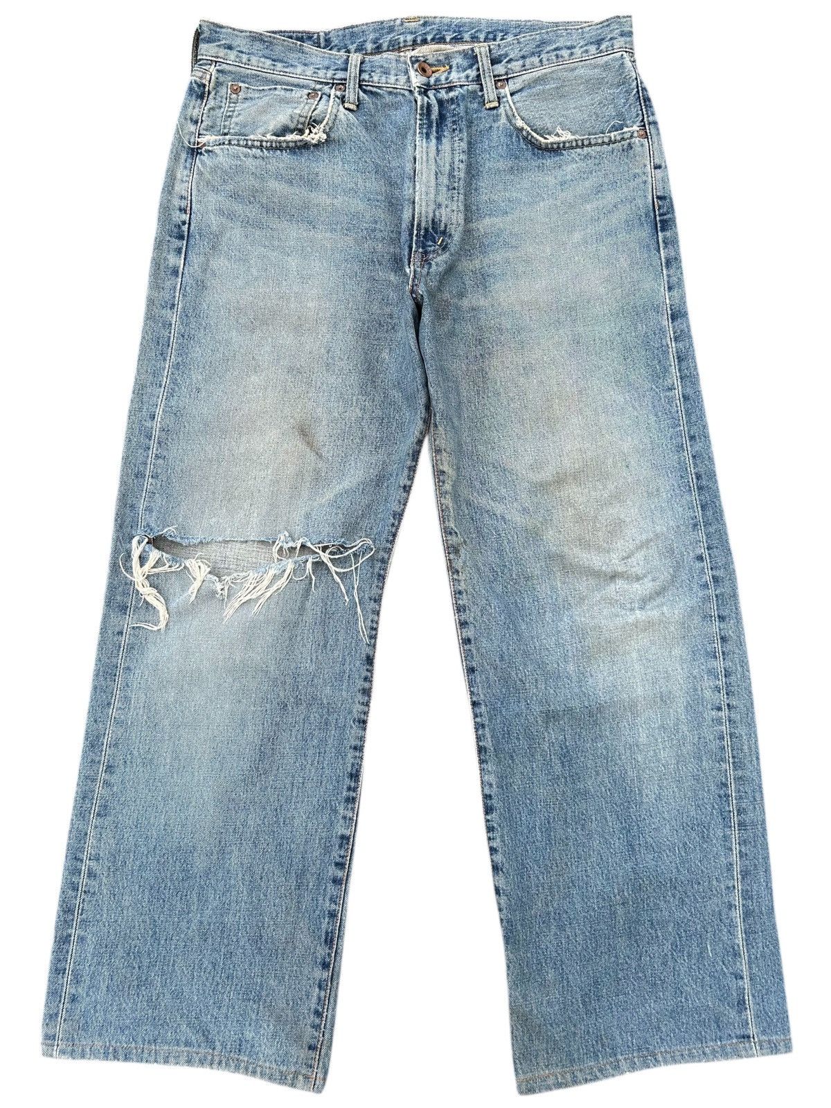 Vintage Edwin Selvedge Distressed Denim Jeans