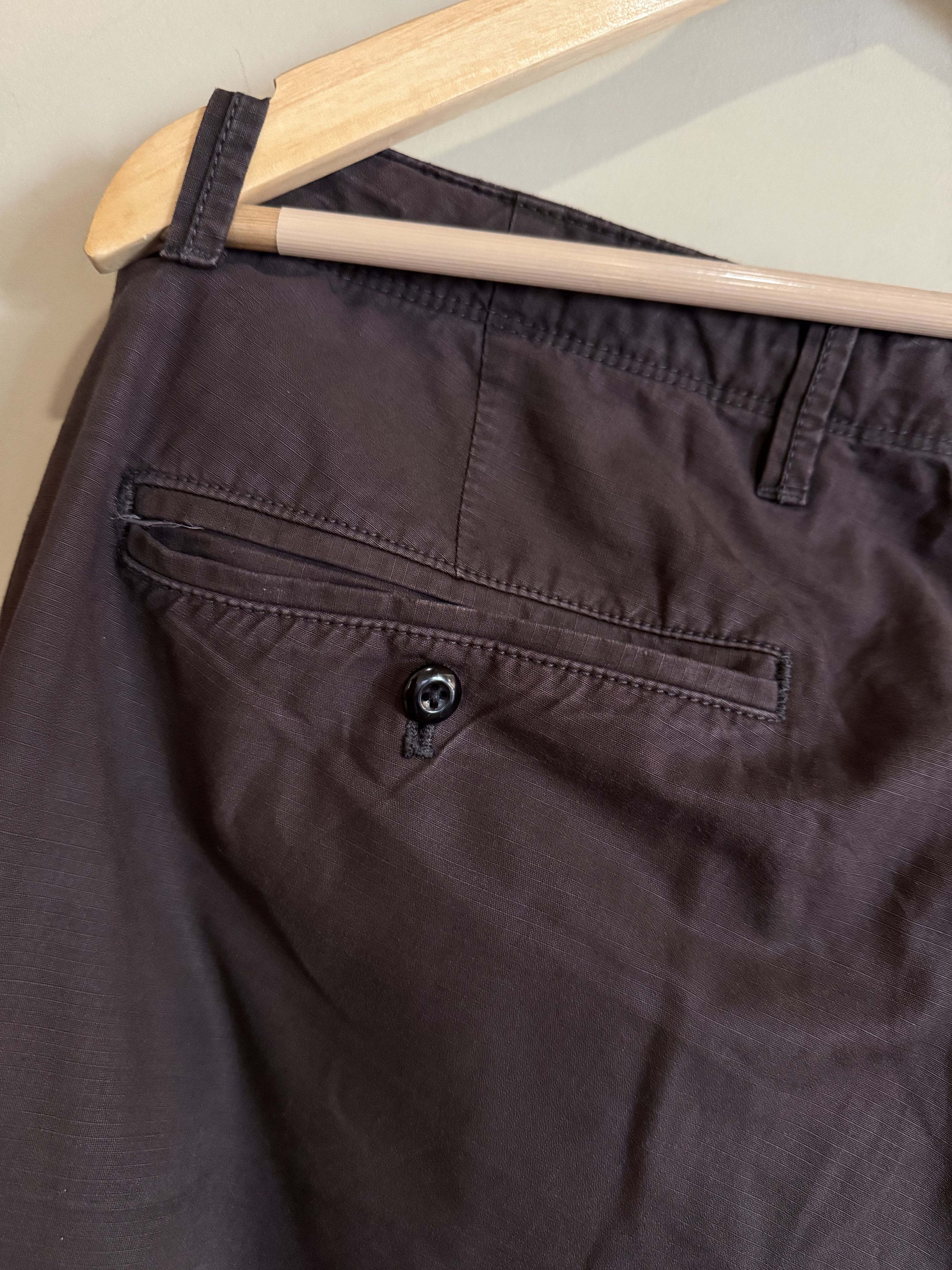 Gap Gap Brown/Plum Cotton Drawstring Pants, Men's Large Size US 35 - 6 Thumbnail