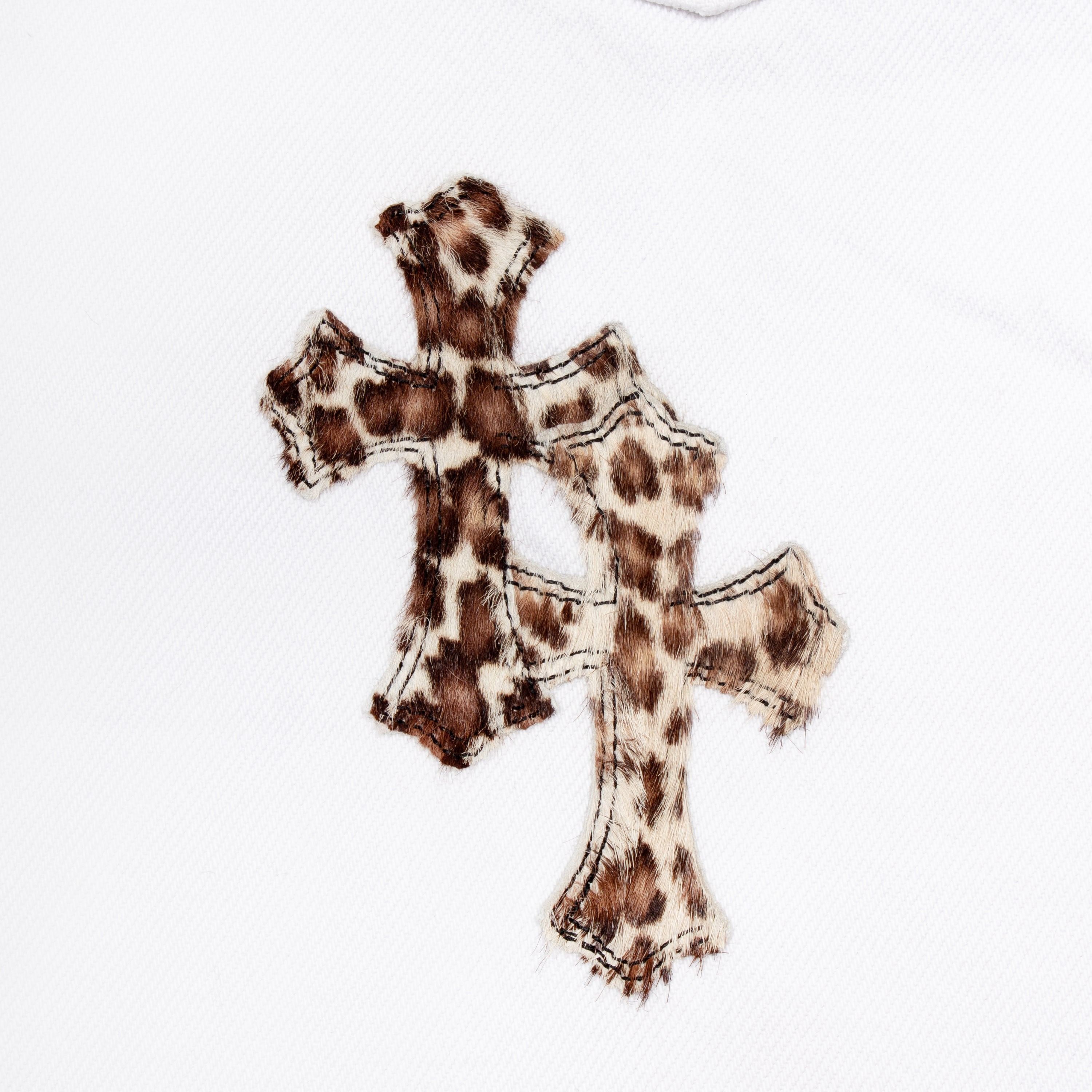 Chrome Hearts CHROME HEARTS LEOPARD CROSS PATCH DENIM JEANS Size US 34 / EU 50 - 6 Thumbnail