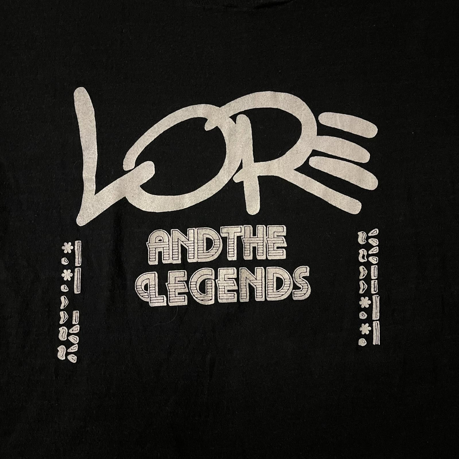 Vintage VTG 80s Lore and the Legends BLK Single Stitched Graphic Tee Size US L / EU 52-54 / 3 - 3 Thumbnail