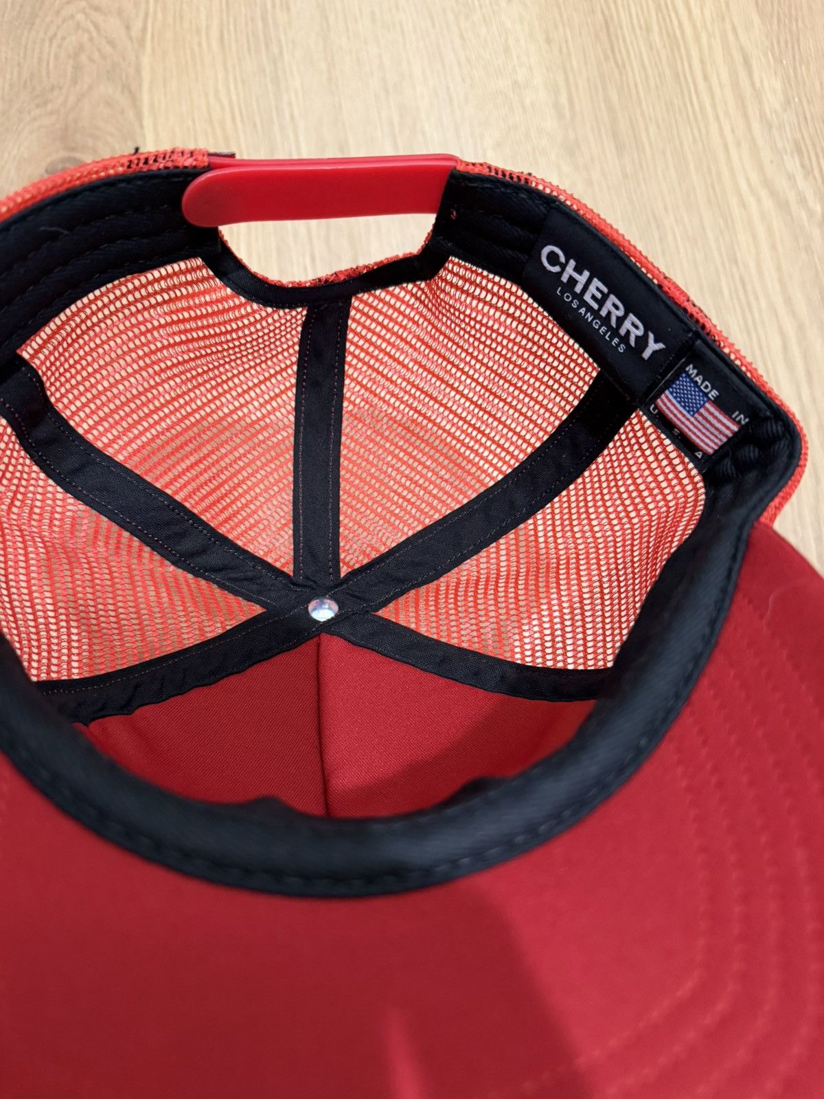 Cherry LA CHERRY LA TRUCKER HAT Size ONE SIZE - 3 Thumbnail