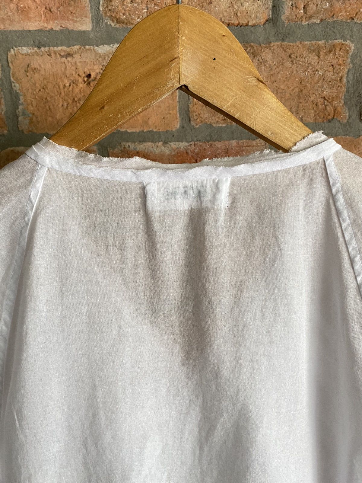 Zucca ZUCCA White pleated V-neck shirt Size M / US 6-8 / IT 42-44 - 15 Thumbnail