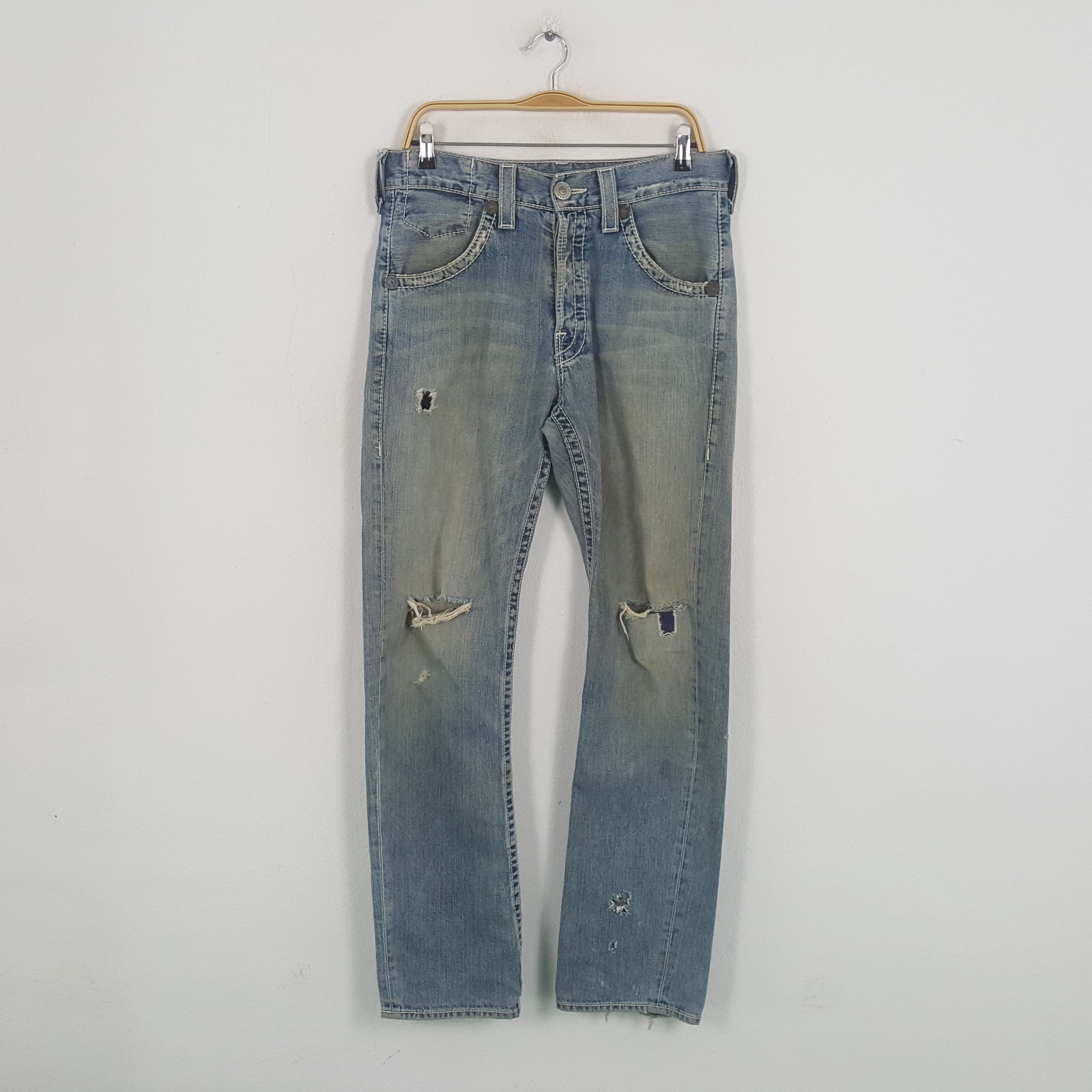 True Religion × Vintage Vintage True Religion American Brand Distressed Jeans Size US 33 - 2 Thumbnail
