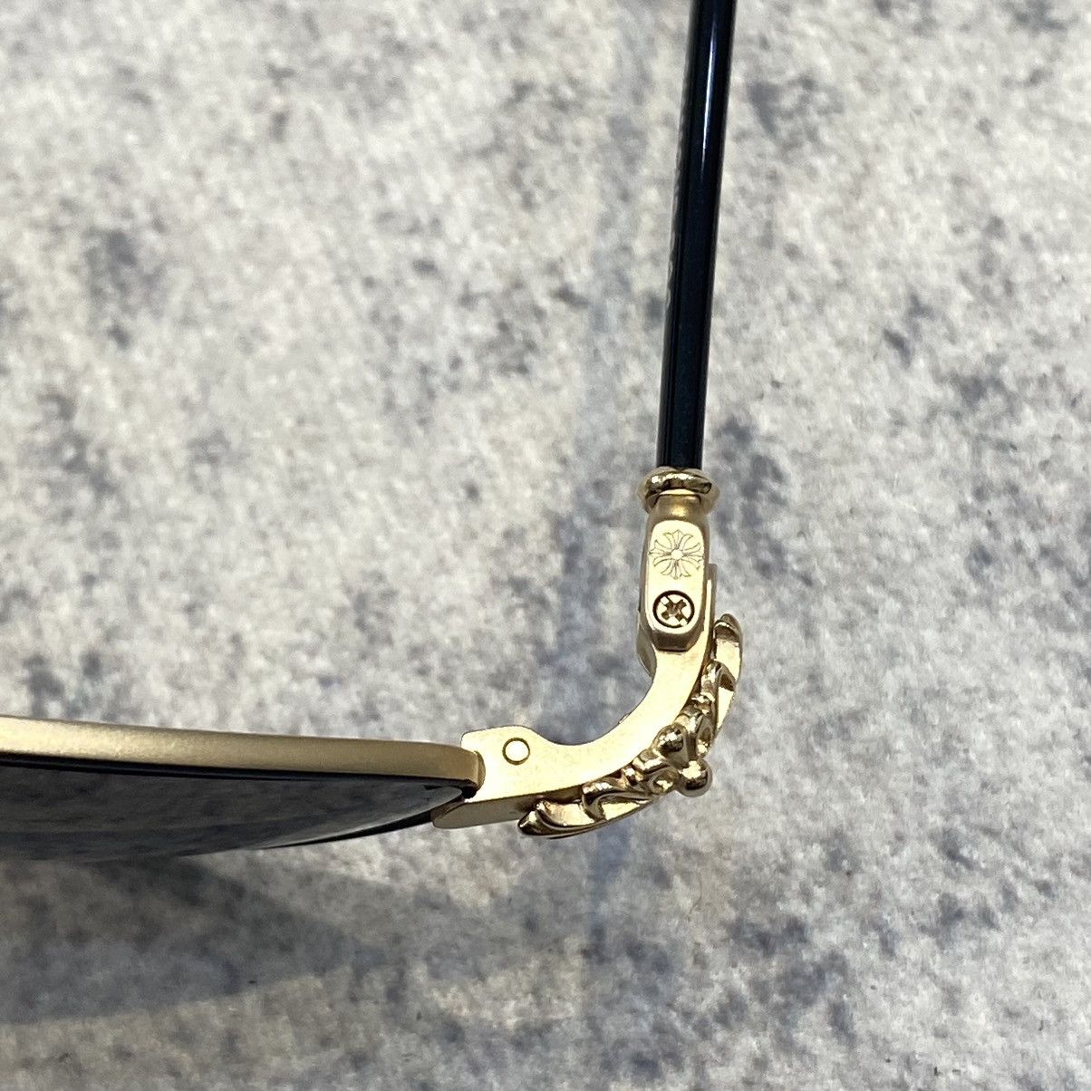 Chrome Hearts CHROME HEARTS DIAMOND DOG Matte Black/Matte Gold PlatedBlack Size ONE SIZE - 8 Thumbnail