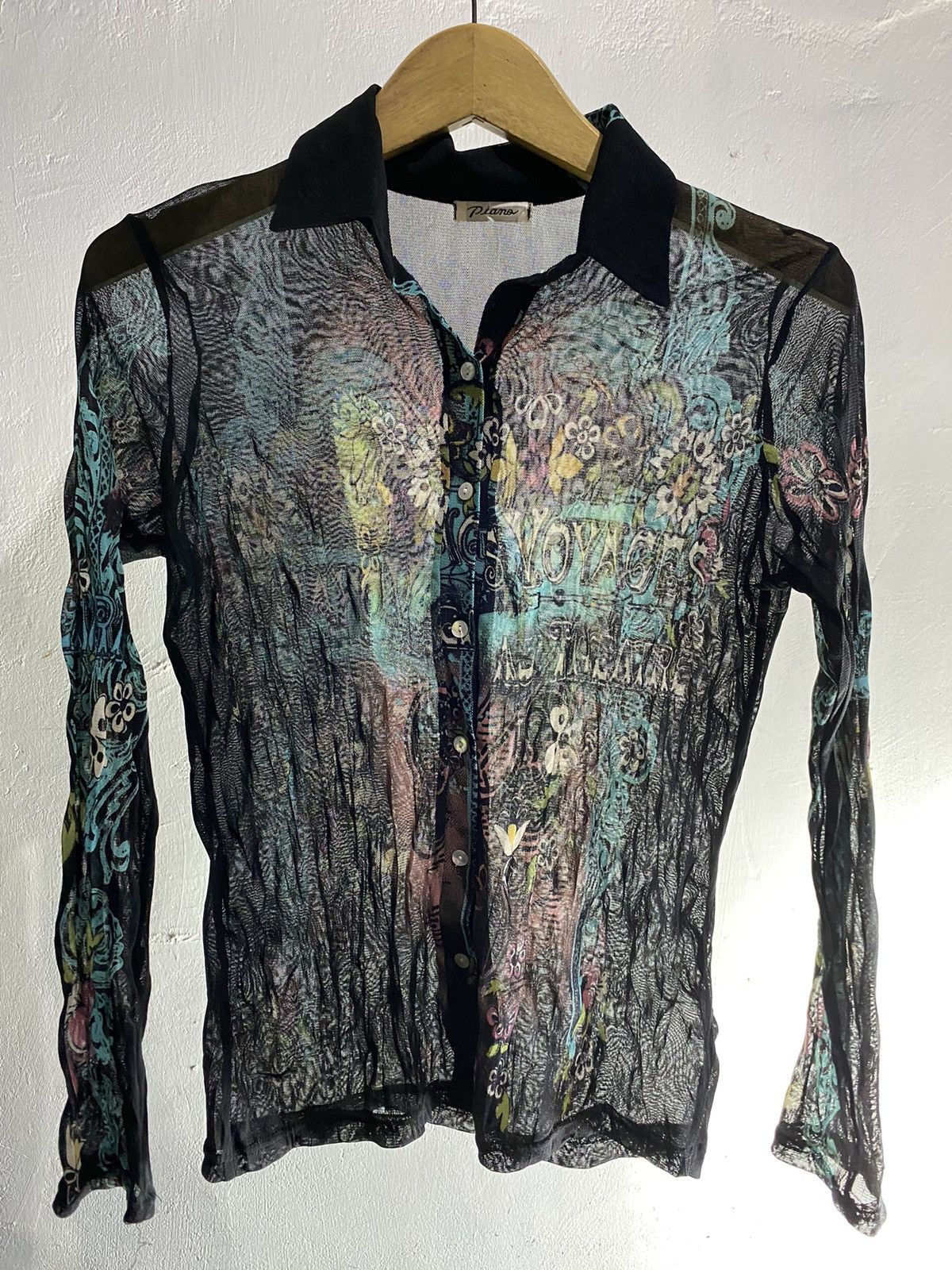 Hysteric Glamour × Japanese Brand Japanese jpg style piano mesh tattoo longsleeve tshirt Size US S / EU 44-46 / 1 - 6 Thumbnail