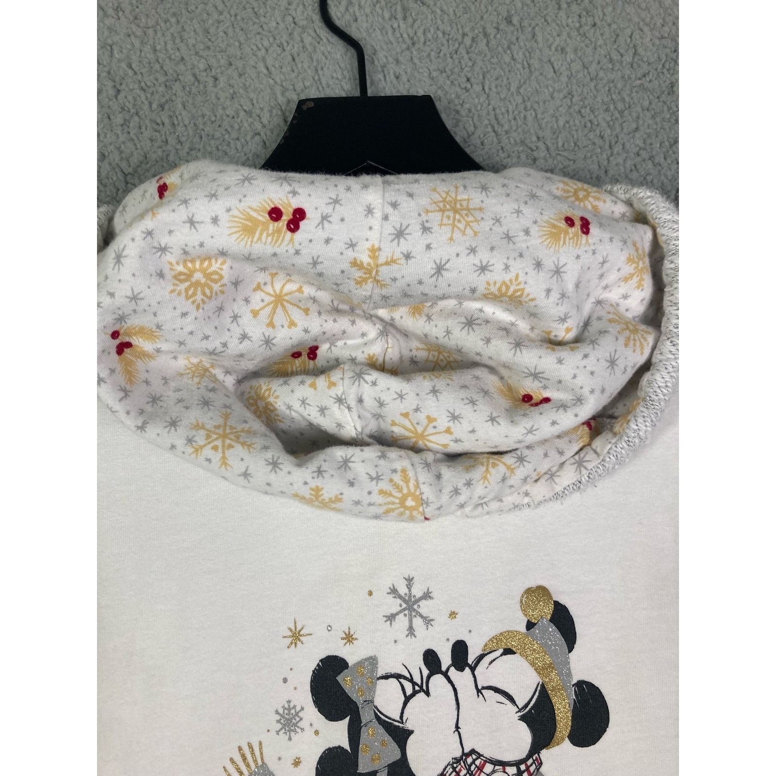 Disney Disney Parks Christmas Kids XS Zip Hoodie White Mickey Size XS / US 0-2 / IT 36-38 - 10 Thumbnail