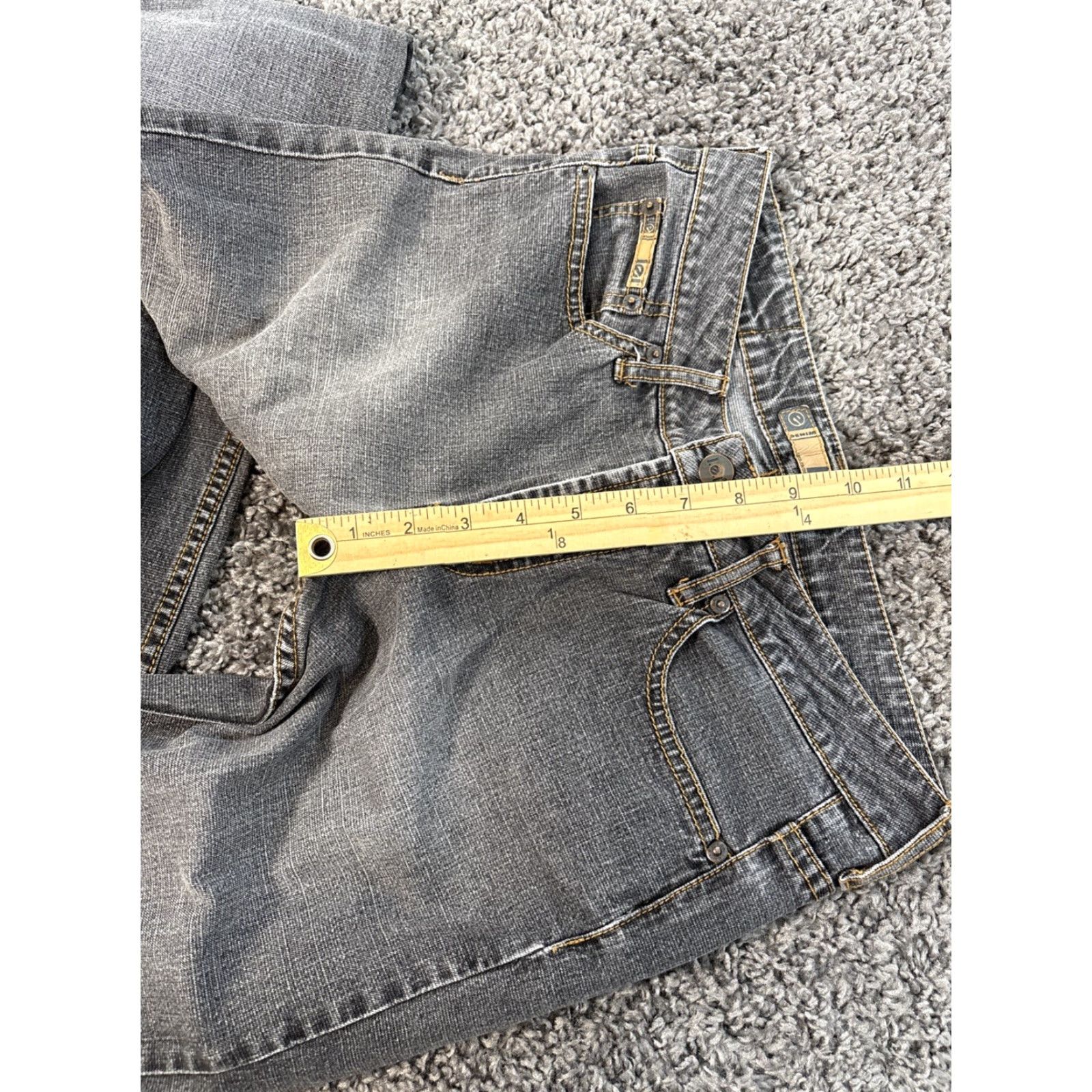 Vintage VINTAGE LEI Jeans Bootcut Womens 30x31 Gray Wash Low Rise Grunge 90s Womens Jeans Size 30" / US 8 / IT 44 - 5 Thumbnail