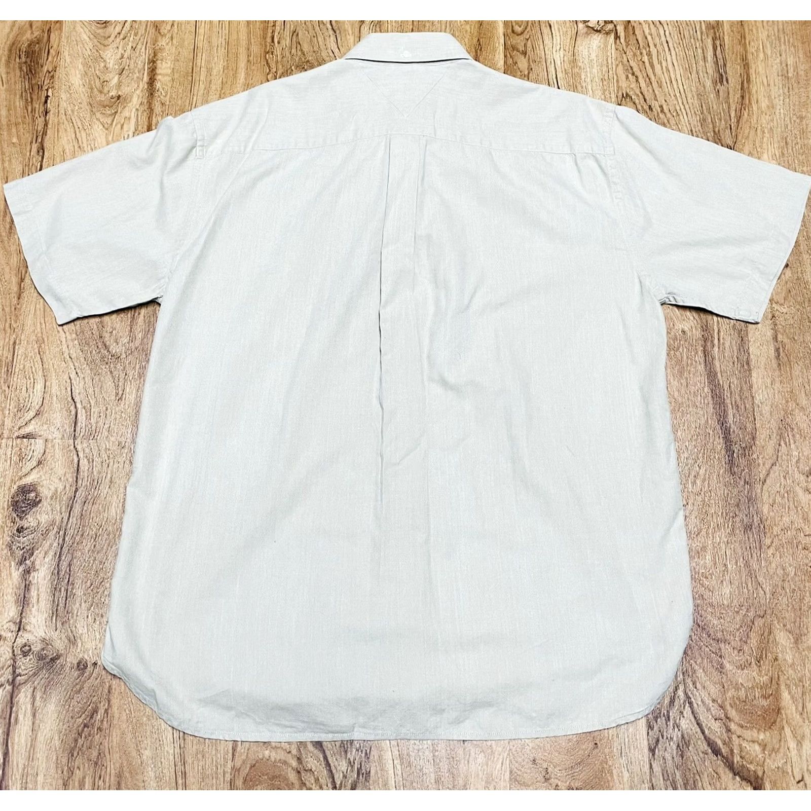 Tommy Hilfiger VINTAGE Tommy Hilfiger Shirt Short Sleeve XL Brown Button-Down Men’s Size US XL / EU 56 / 4 - 6 Thumbnail