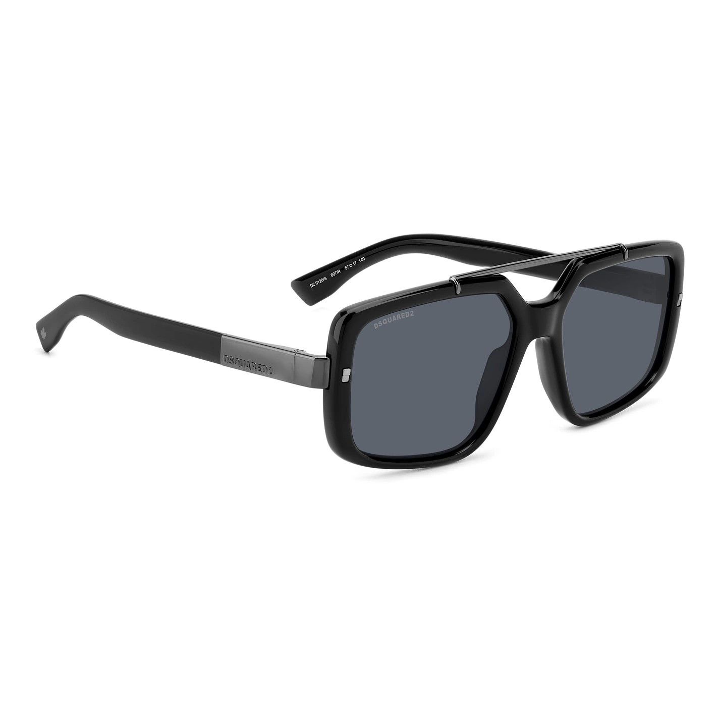 Dsquared2 o1g2r1mq0426 Size: 57CM / Round Sunglasses in Black Size ONE SIZE - 3 Thumbnail
