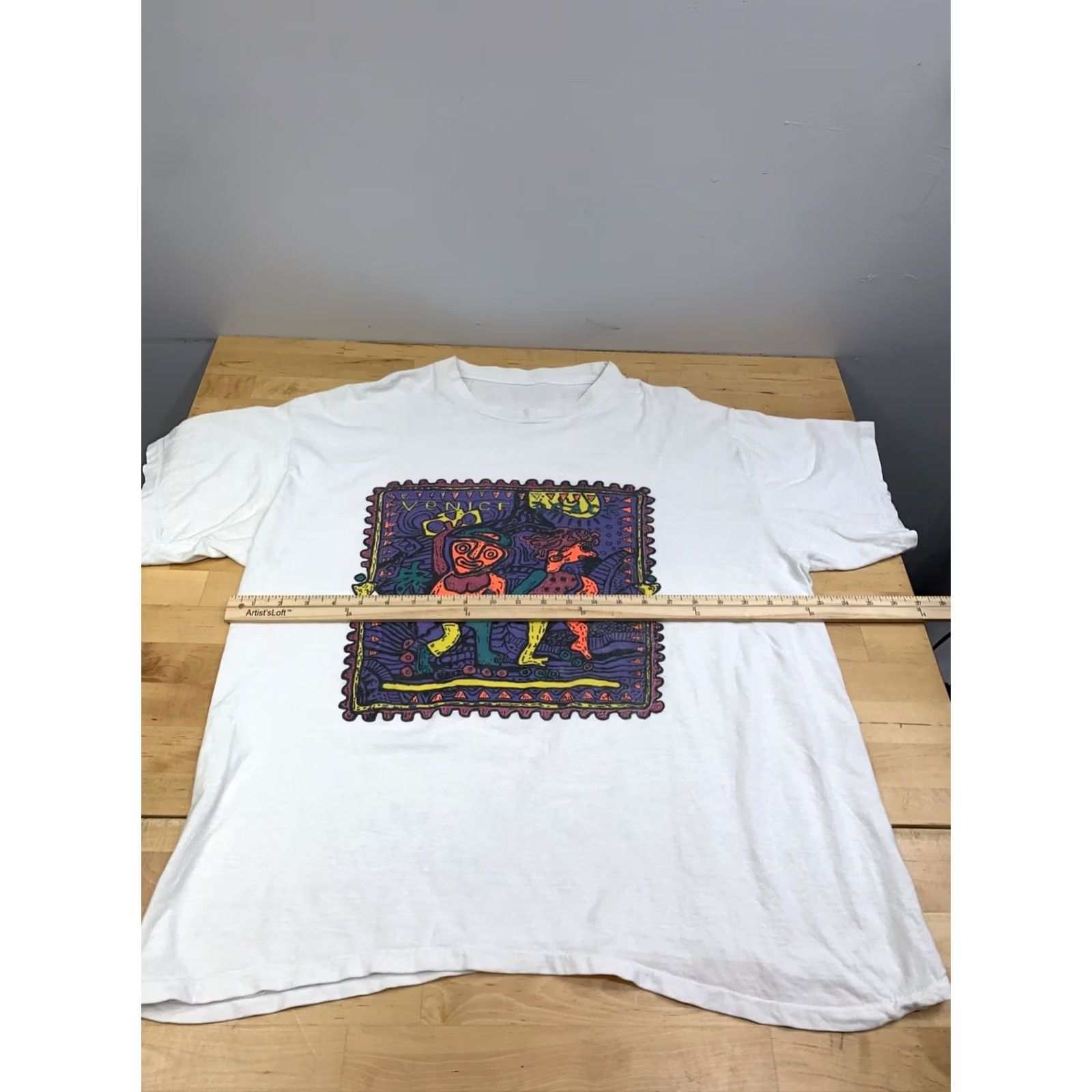 Vintage VINTAGE SBW Venice Beach Shirt Men XL White 90s Beach Surf Size US XL / EU 56 / 4 - 5 Thumbnail